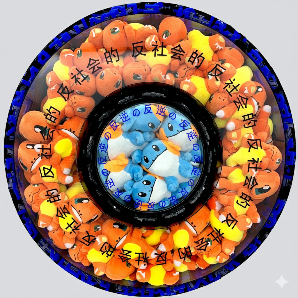 Azur Aqua and Orange Flame in Harmony : Valentine Whispers