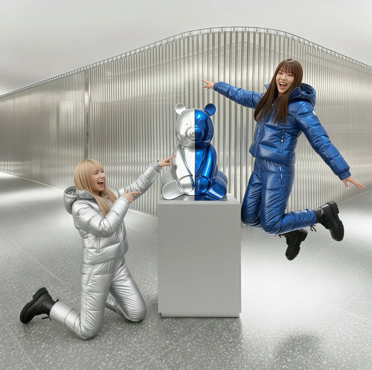 The United Pandasan: Spectral Symmetry Blu & Silver,