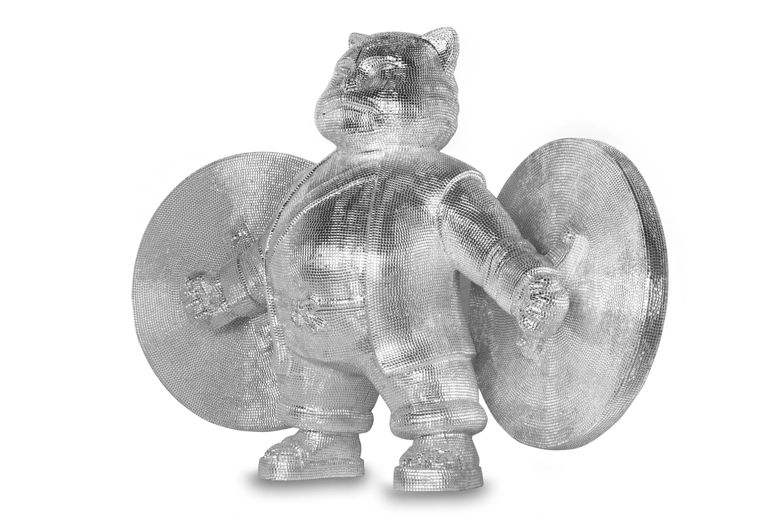 Silvered Warriorcat’s Vigil: Spectral Crystal Guardian