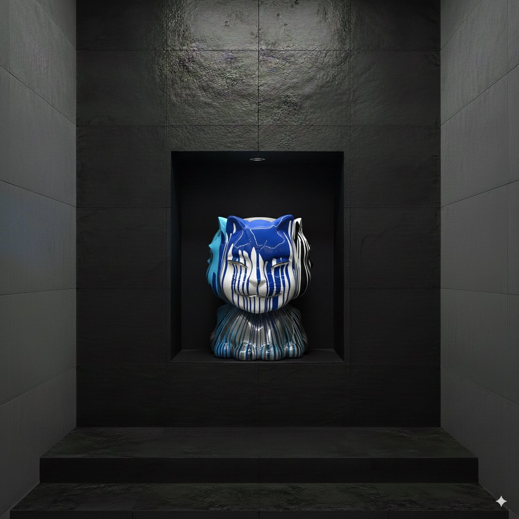 Onmyōdō: The Enigmatic Faces of Samuraicat – Azure and Midnight Currents in the Codex of Dualities