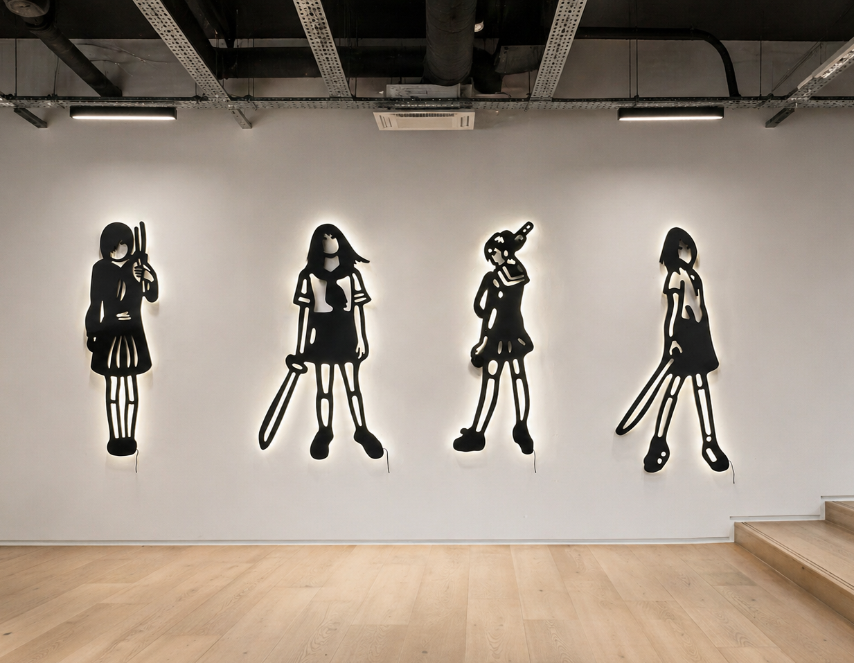 Illuminated Schoolgirls Odyssey : The Silent Saga of Light and Loss