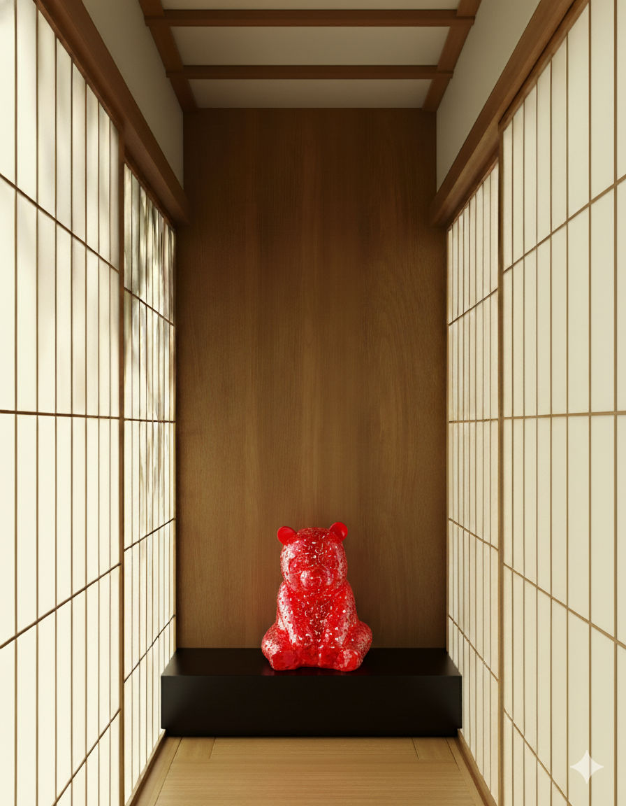 Pandasan's Petite Blossom: Red Serenade