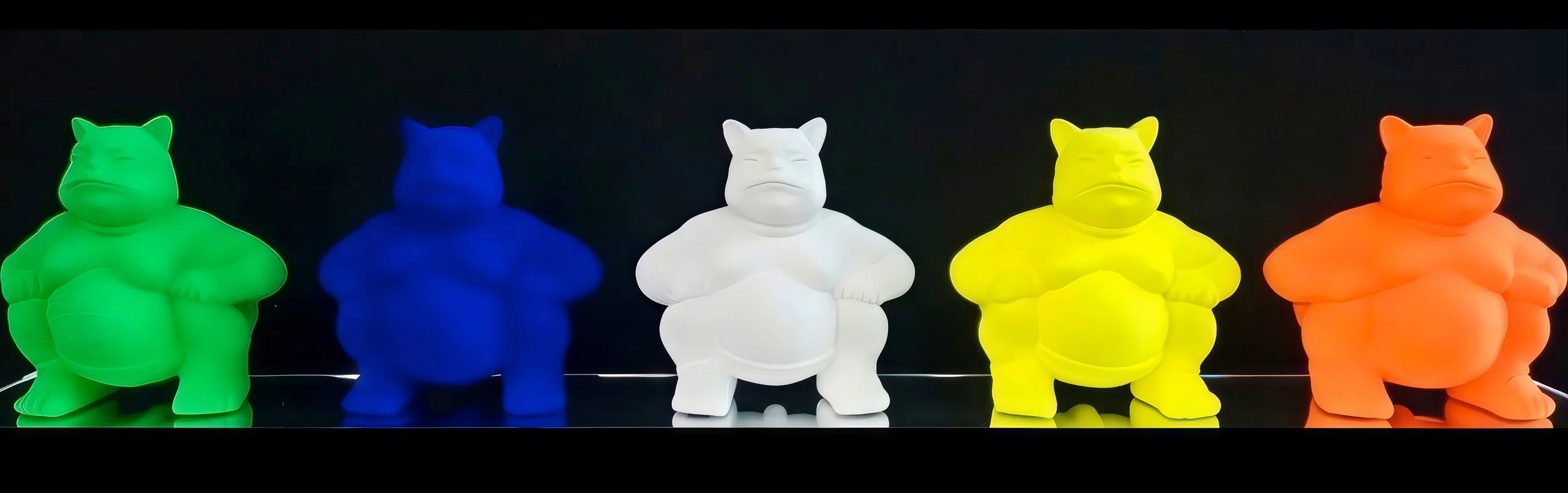 Fivefold Sumowarriors: Spirits of the Ritual Pantheon