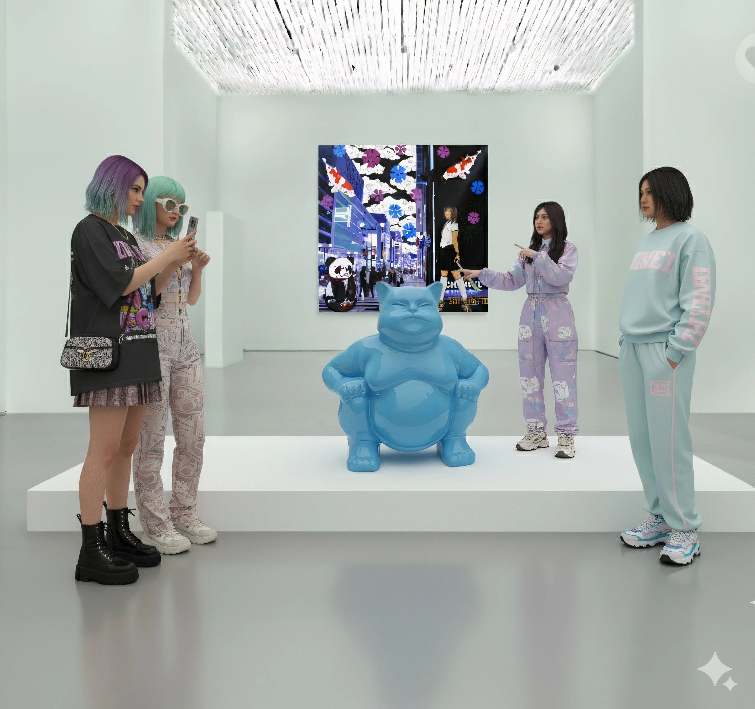 Elegant Sumocat: Azur Dance and Battles of Balance