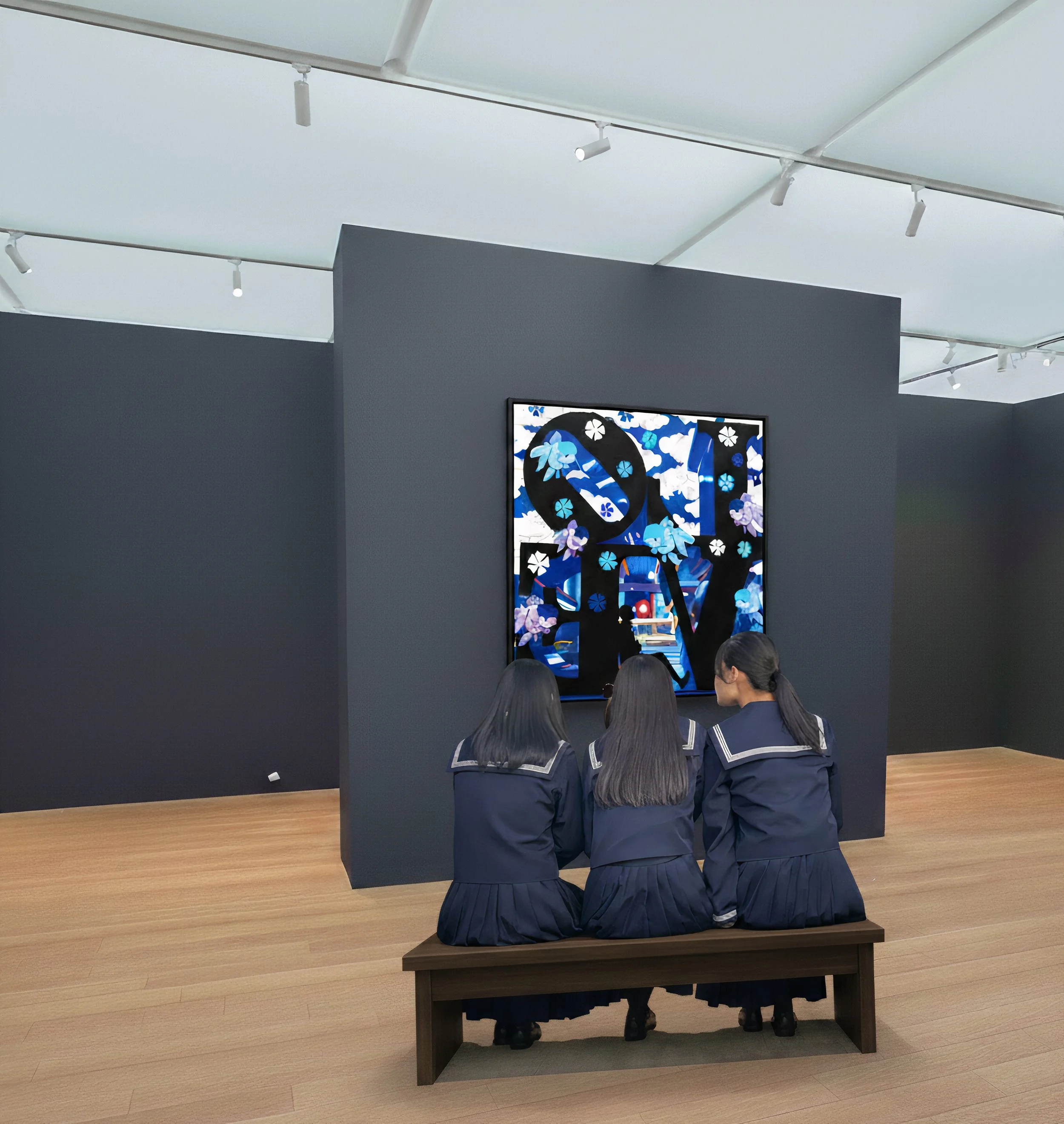 LOVE in Shades of Black and Blue : Nocturnal Embrace