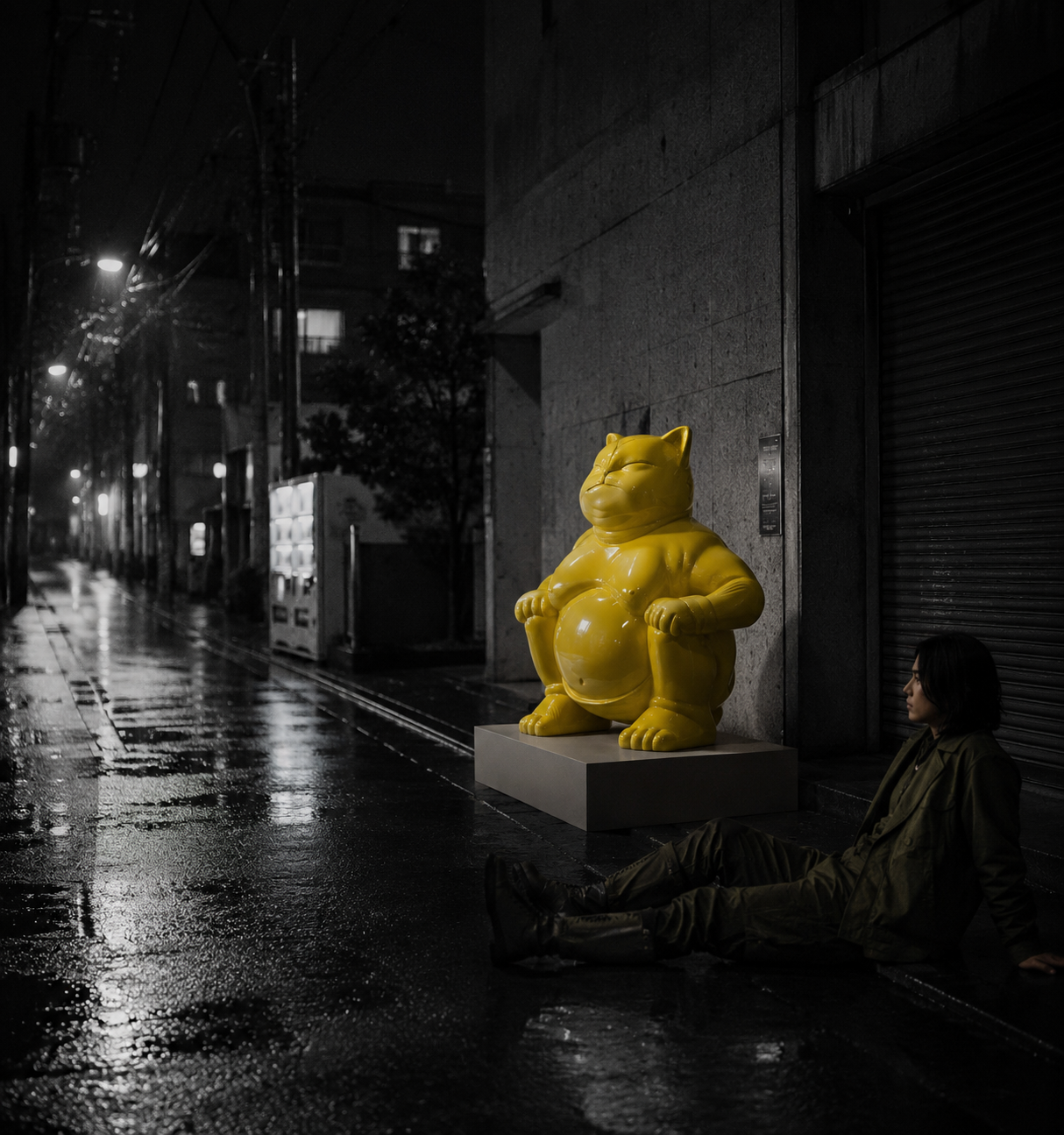 Grandiose Sumocat: Yellow Dance and Battles of Balance