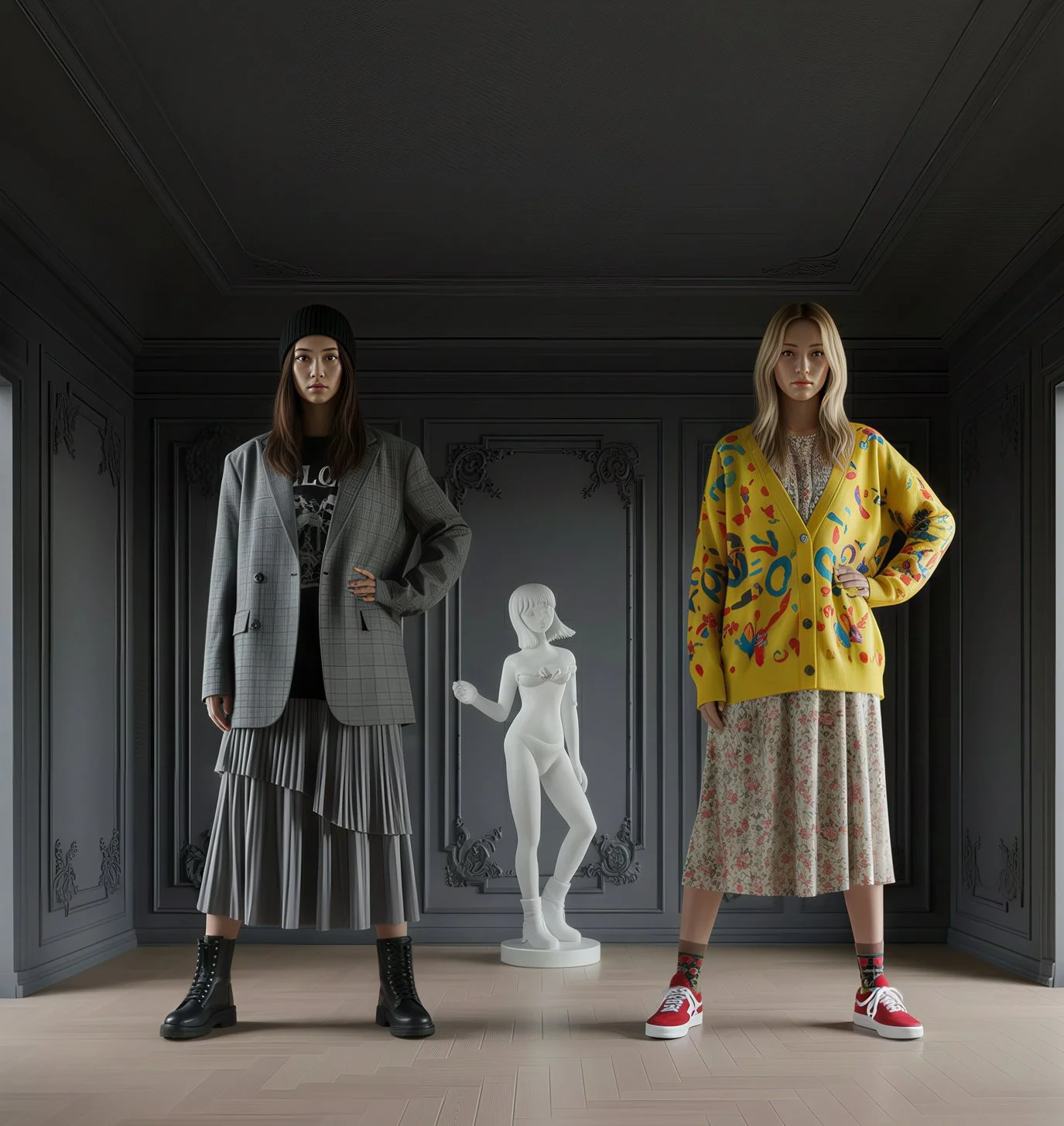 Yumi 2: Chiseled Allure and Graceful Pose