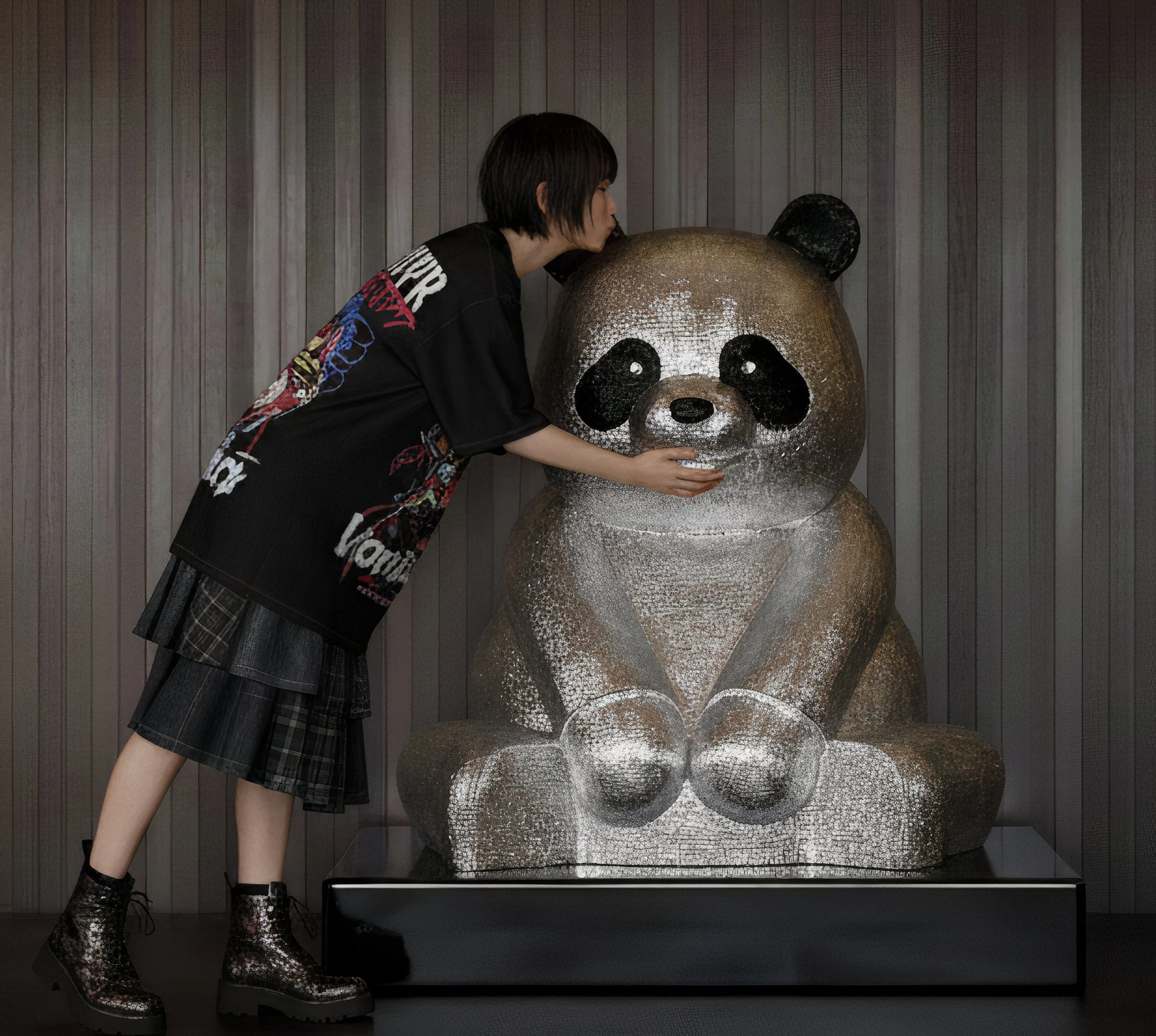 A Pandasan’s Lustrous Charm: Argentum Radiance