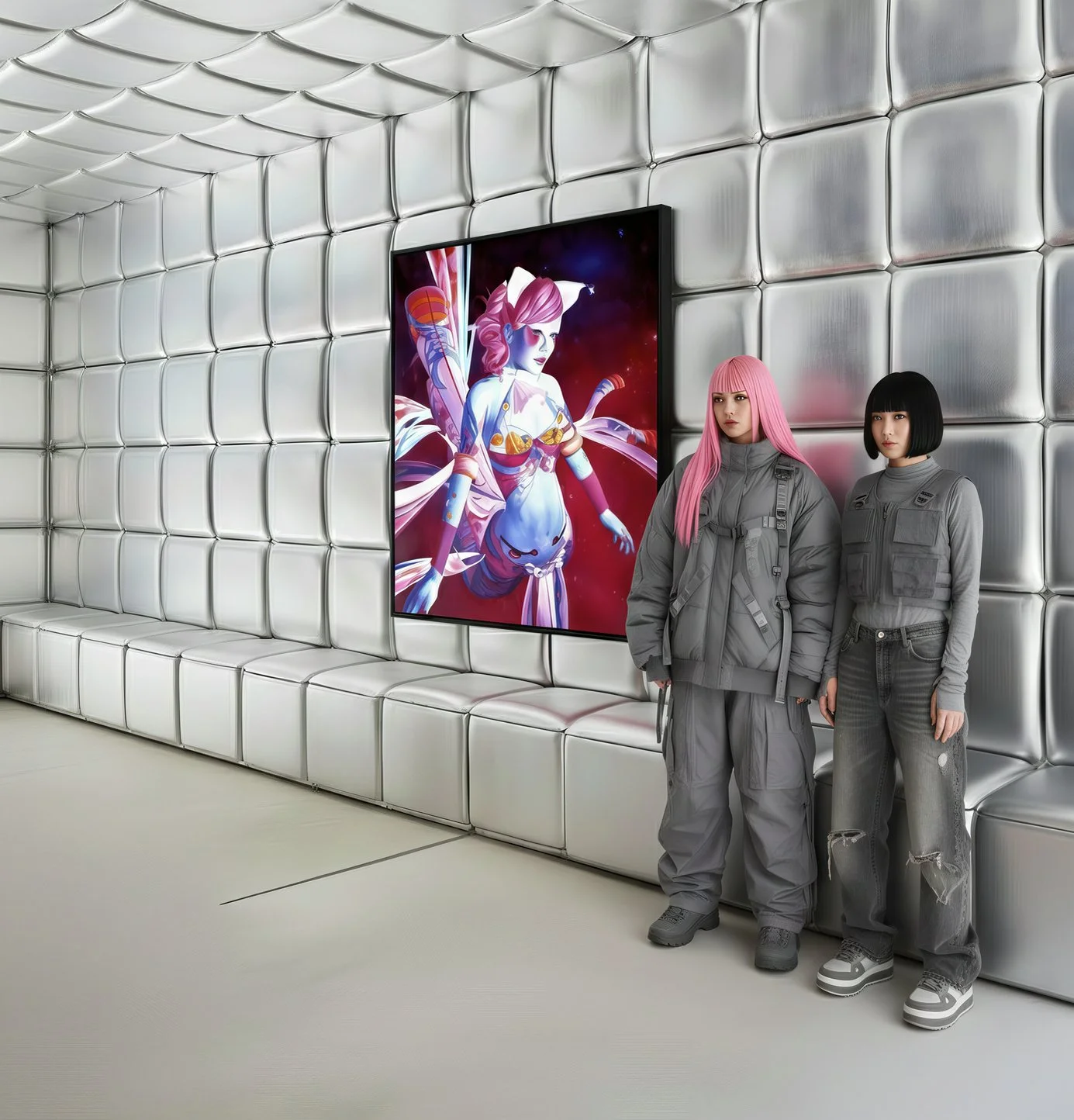 Flying Angel : Binary Serenity or Soaring Through Digital Dreams