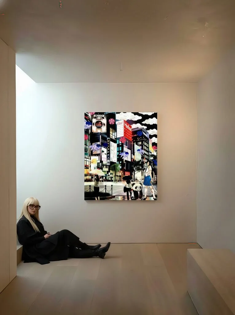 Dior Blossoms in Battle Nocturnes : Elegance in Neon