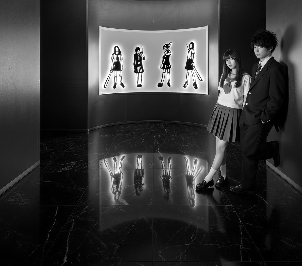 Illuminated Schoolgirls Odyssey : The Silent Saga of Light and Loss