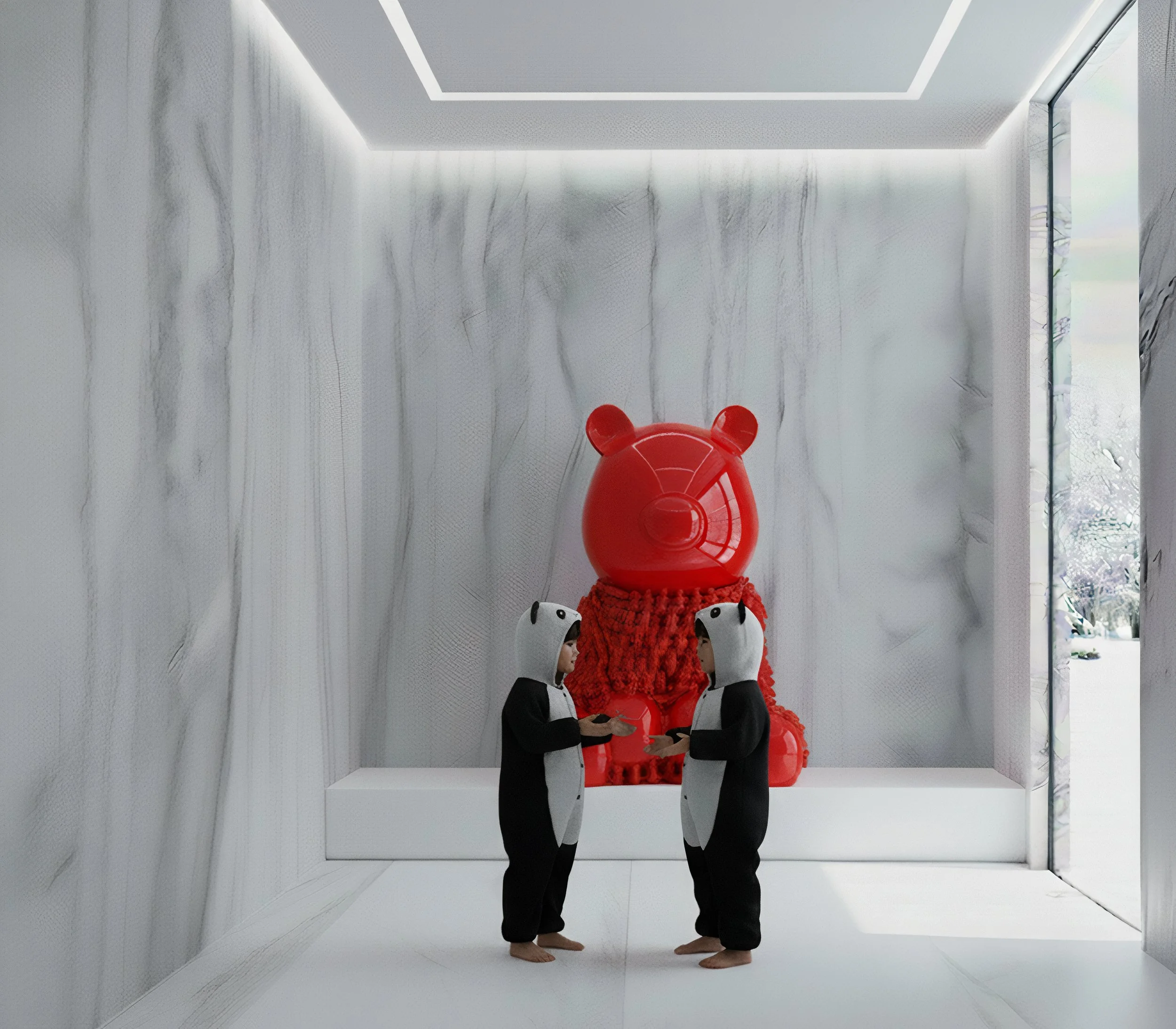 Pandason's Red : A Lilliputian Ballet of Chromatic Marvels