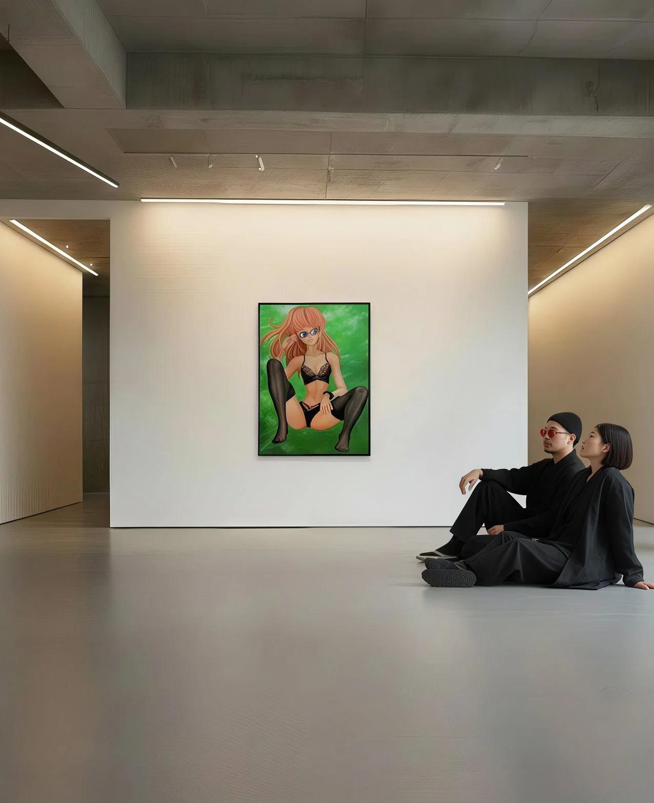 Arika1: Enchanting Green Whispers and Kawaii Temptation