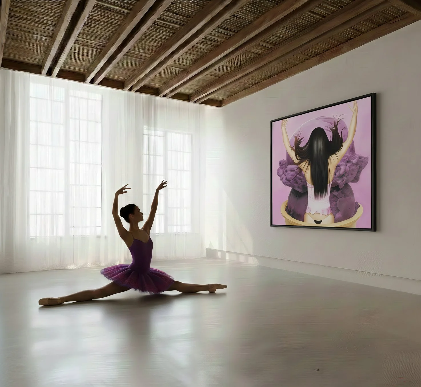 Violetta : Frosty Whispers of Lavender Dreams