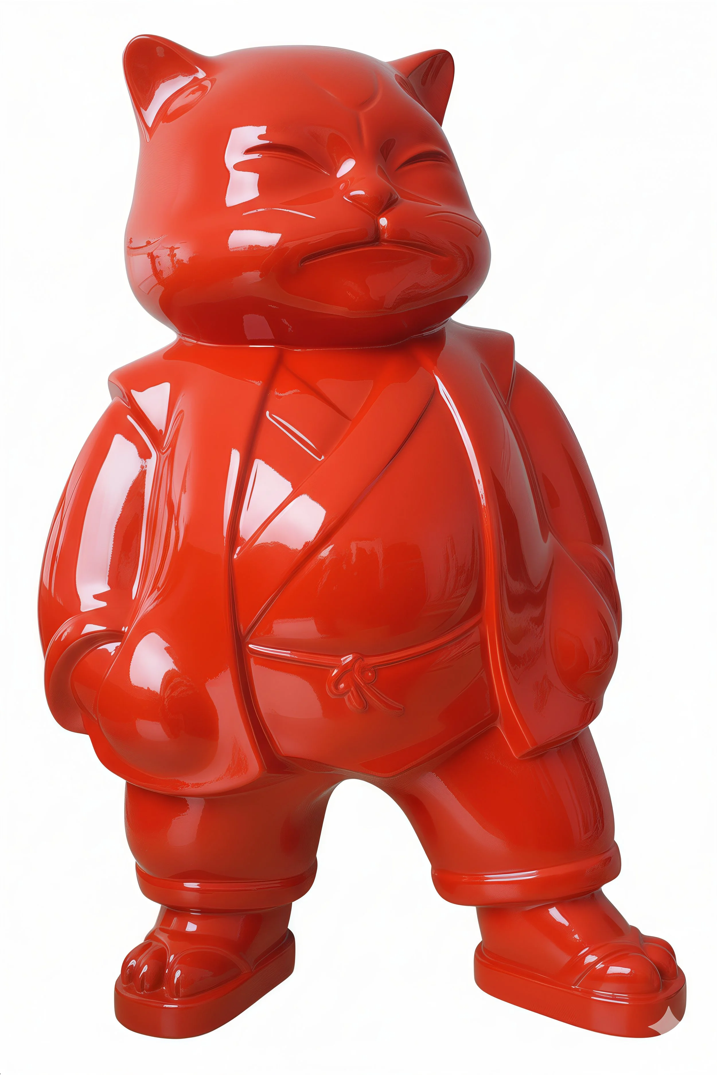 Urbancat Magnifico: Red Metropolis Muse