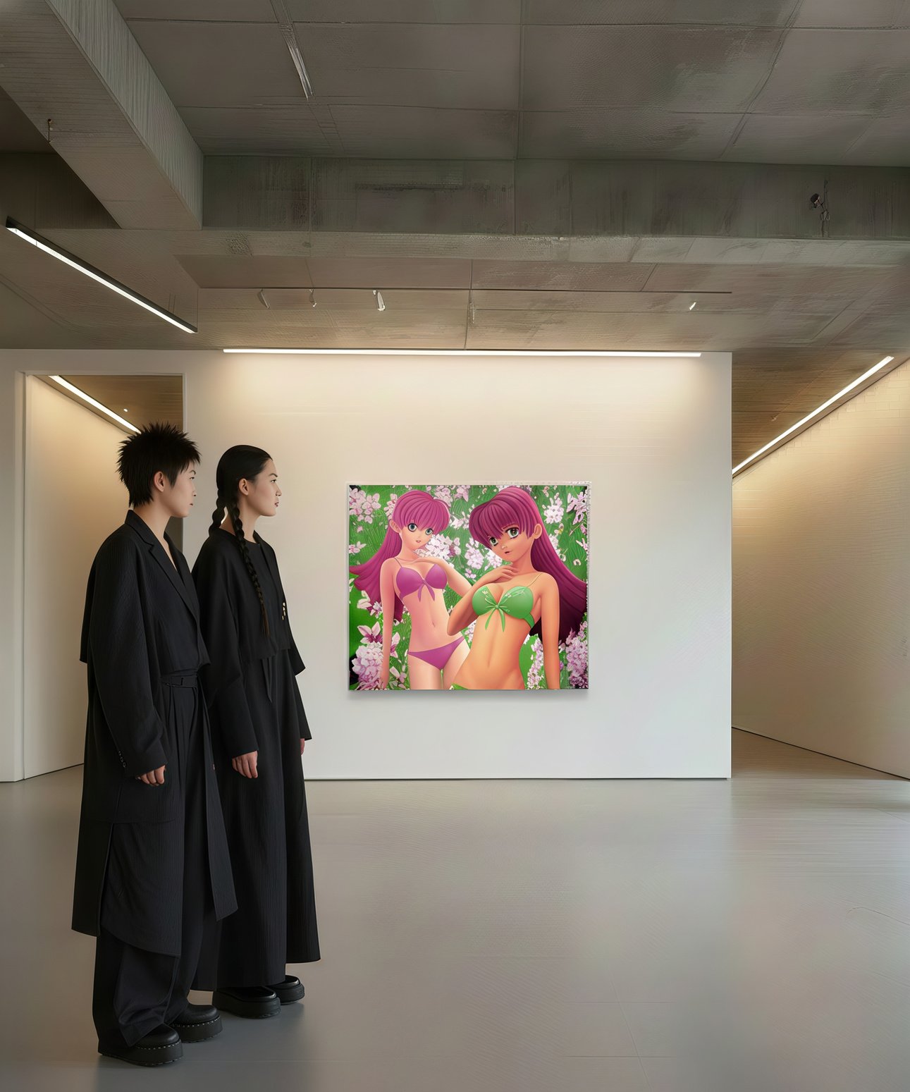 Sonico and Melona : Blooming Temptations on a Kawaii Green Mood