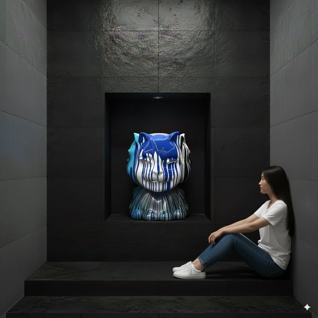 Onmyōdō: The Enigmatic Faces of Samuraicat – Azure and Midnight Currents in the Codex of Dualities