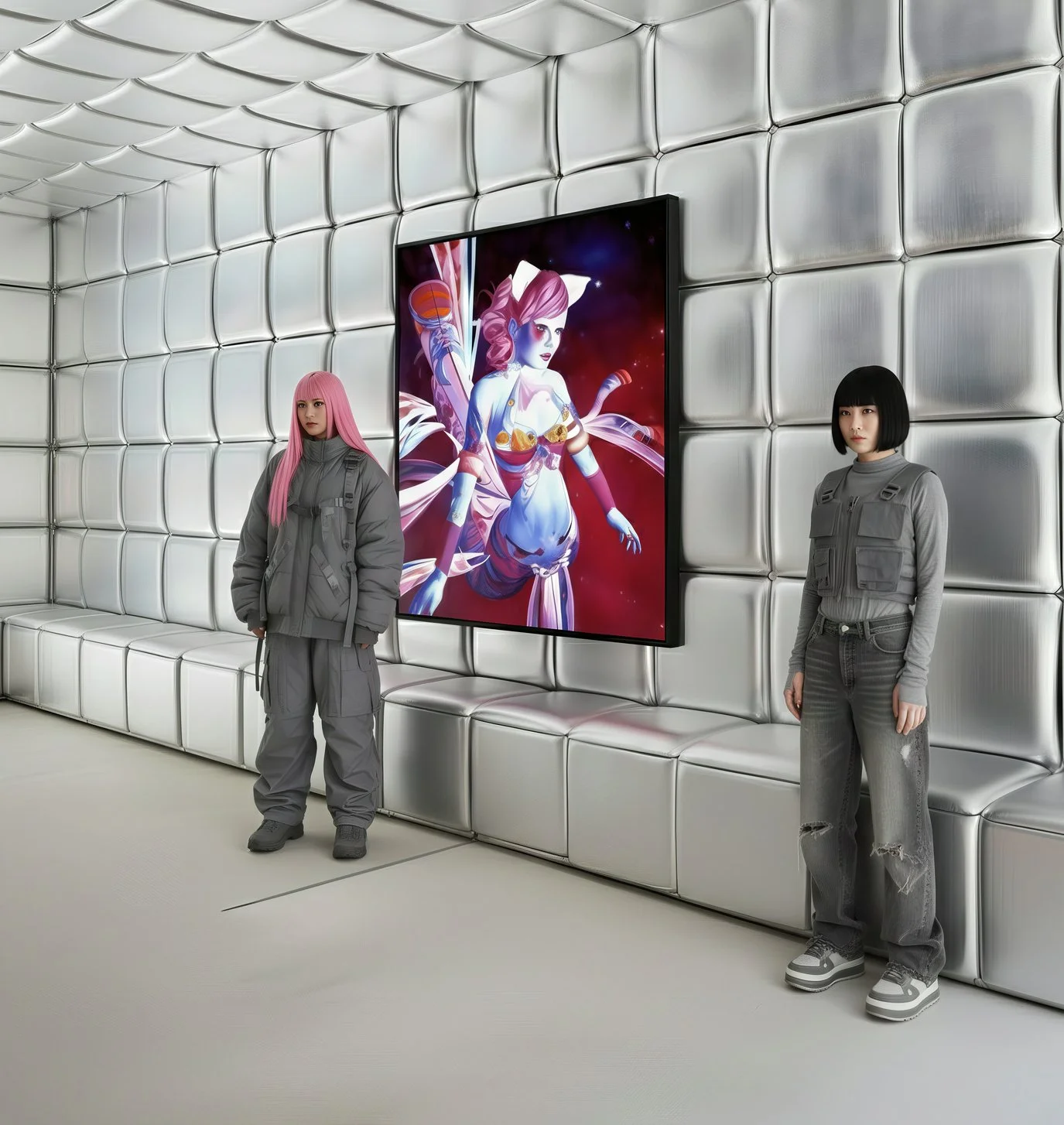 Flying Angel : Binary Serenity or Soaring Through Digital Dreams