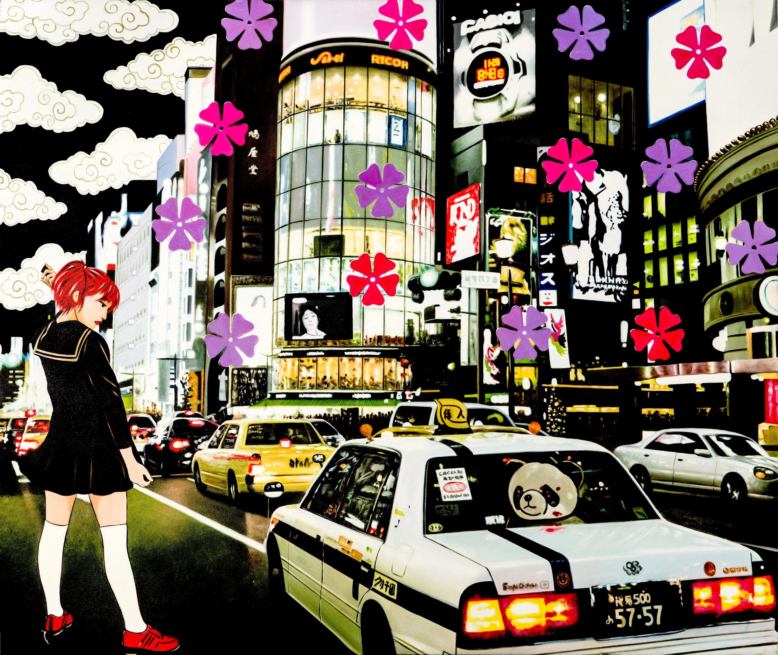 Pandasan 57-57 : Midnight Blooms in Tokyo Shadows