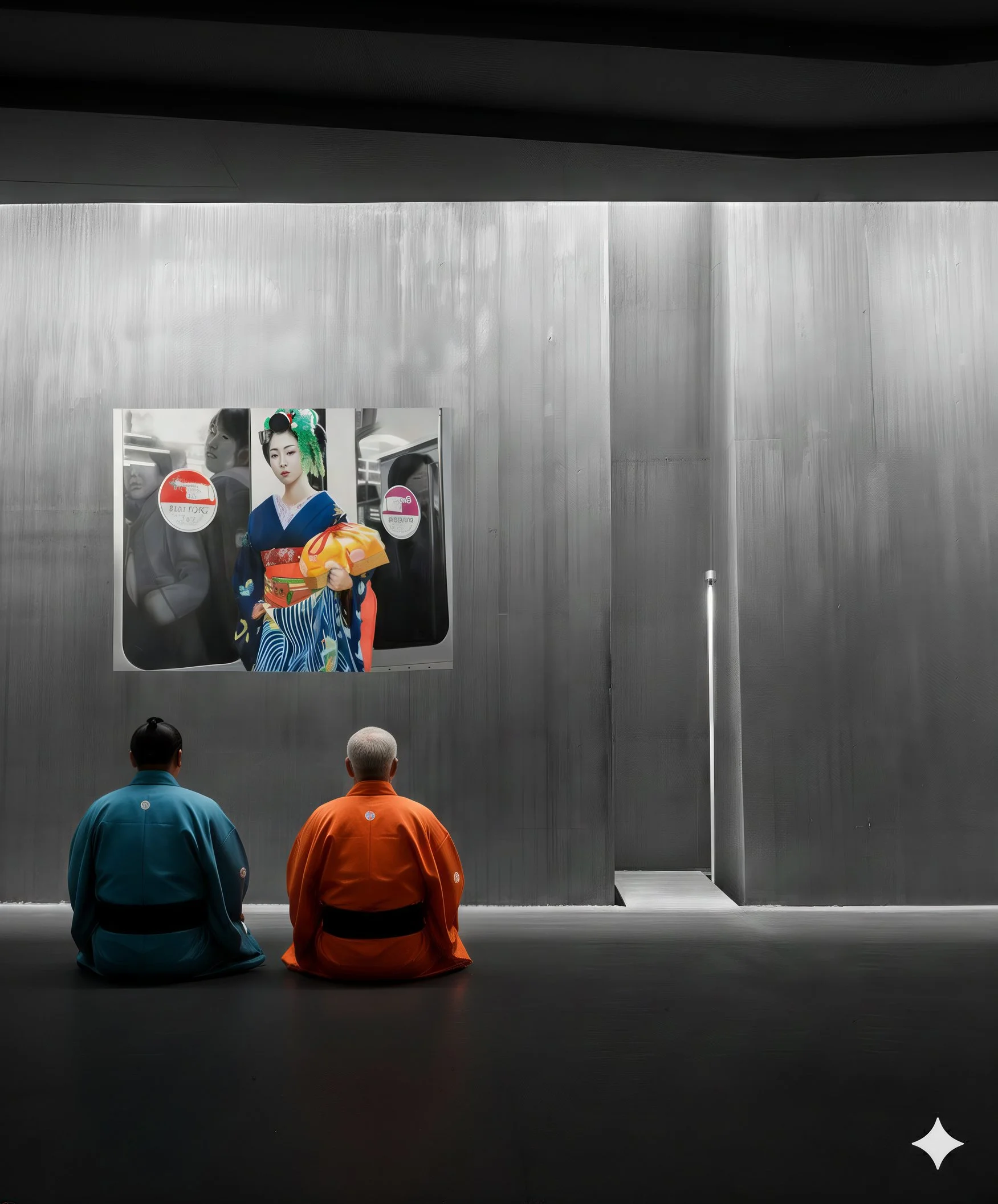 Departing Train : Journey’s Veil 