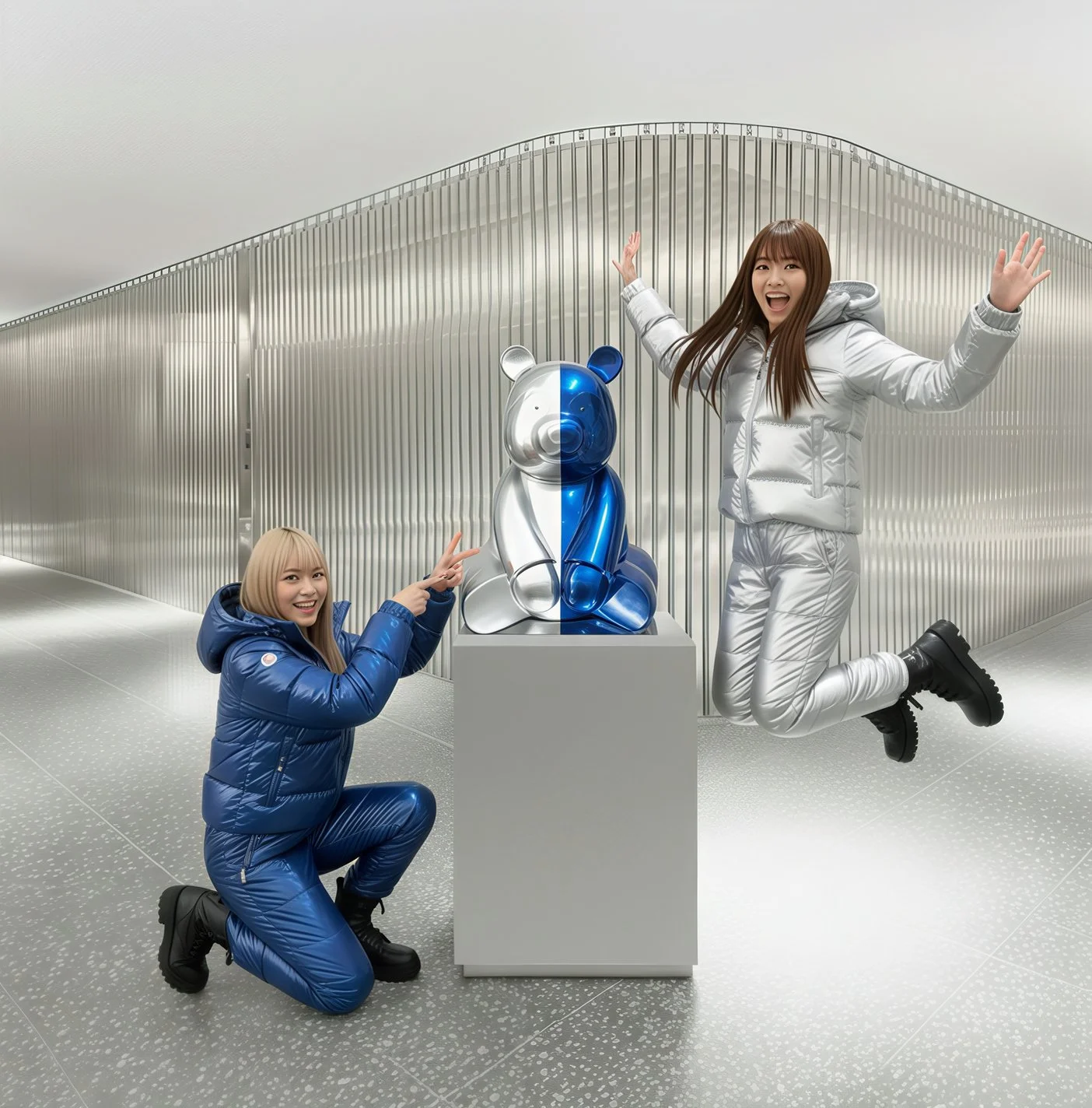 The United Pandasan: Spectral Symmetry Blu & Silver,