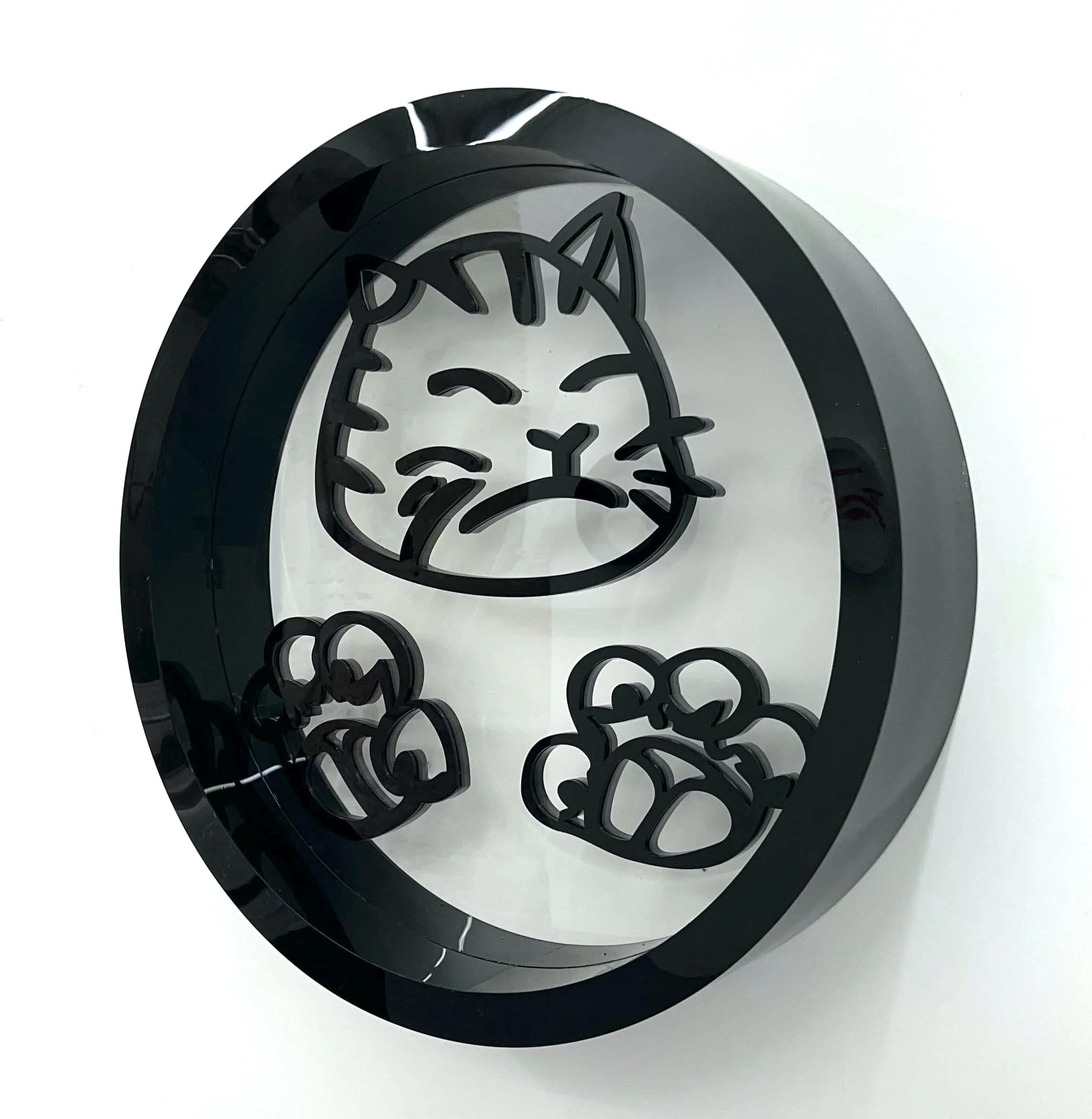 The Saga of Samuraicat’s Hanko, Black