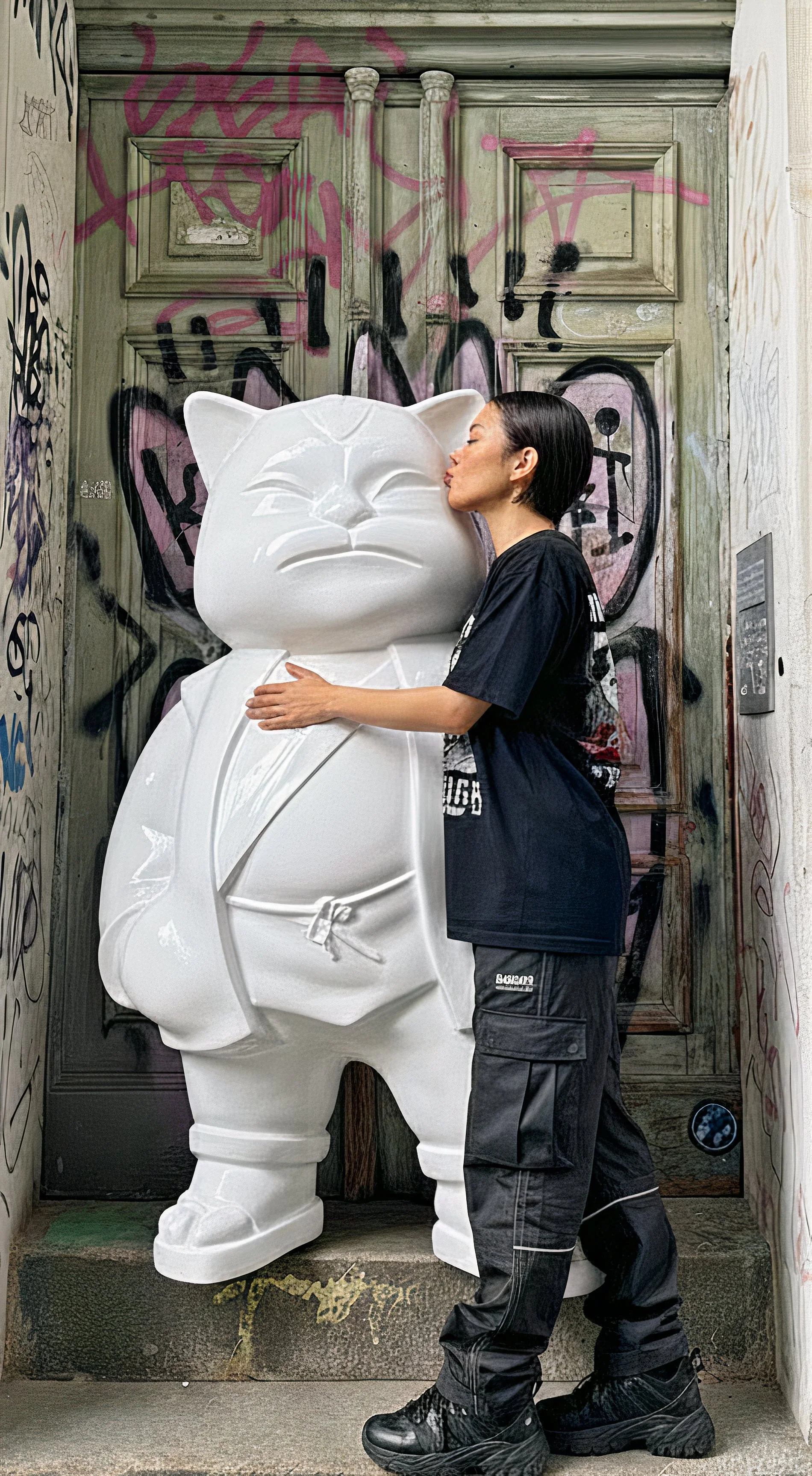 Urbancat Magnifico: White Metropolis Muse 