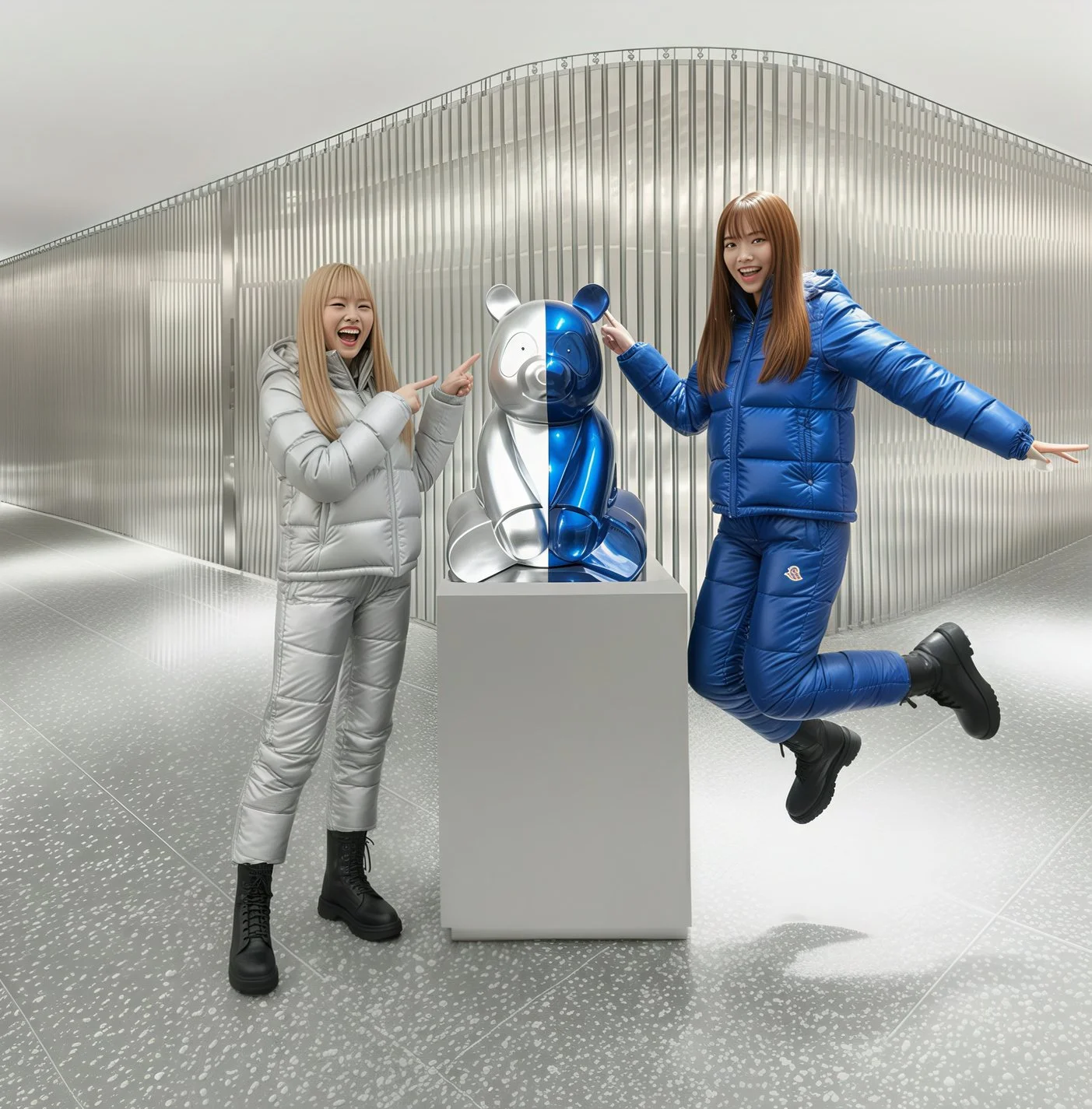 The United Pandasan: Spectral Symmetry Blu & Silver,