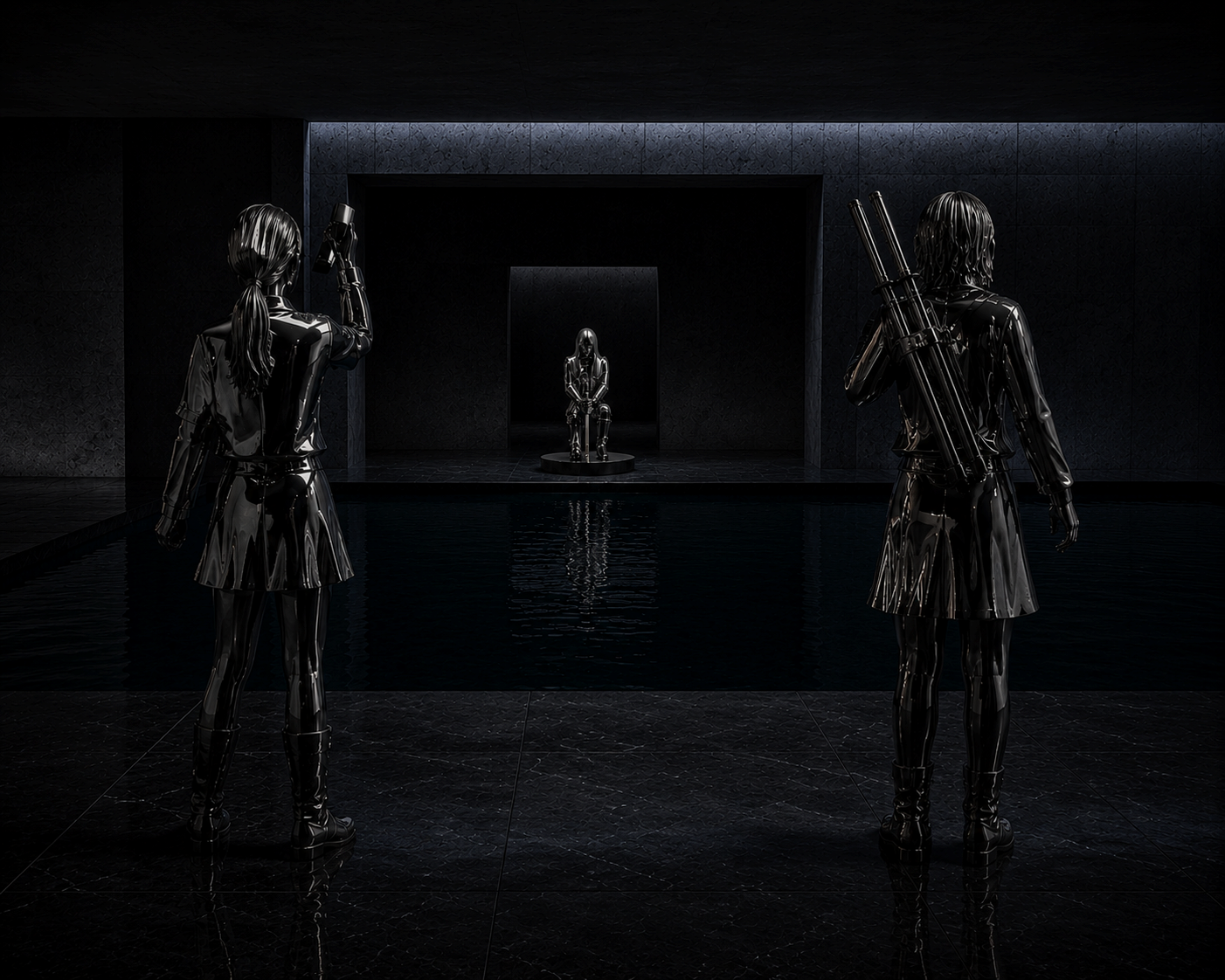 Silent Steel Symphony : The Saga of School Girls in Battle