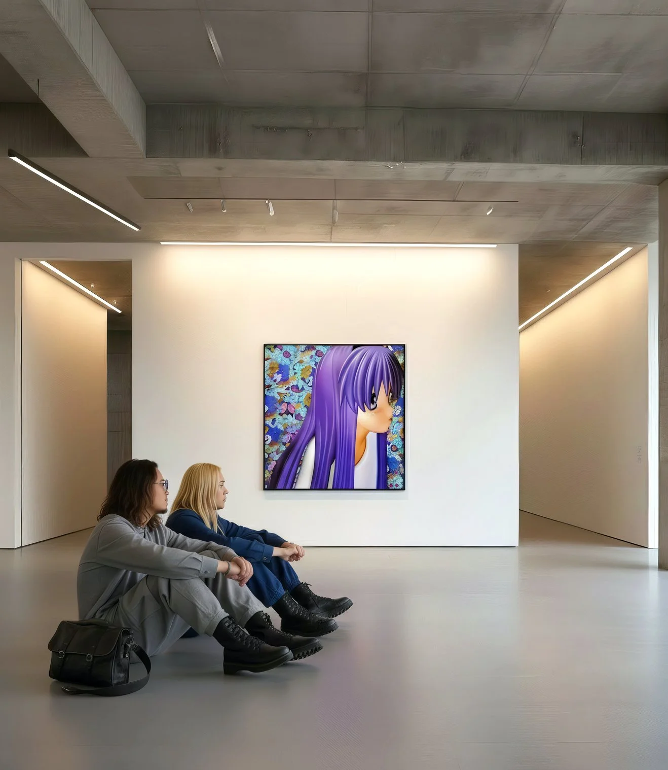 Mizuiro7: Blu Kawaii Reverie with Love, Peace and Whimsical Skulls