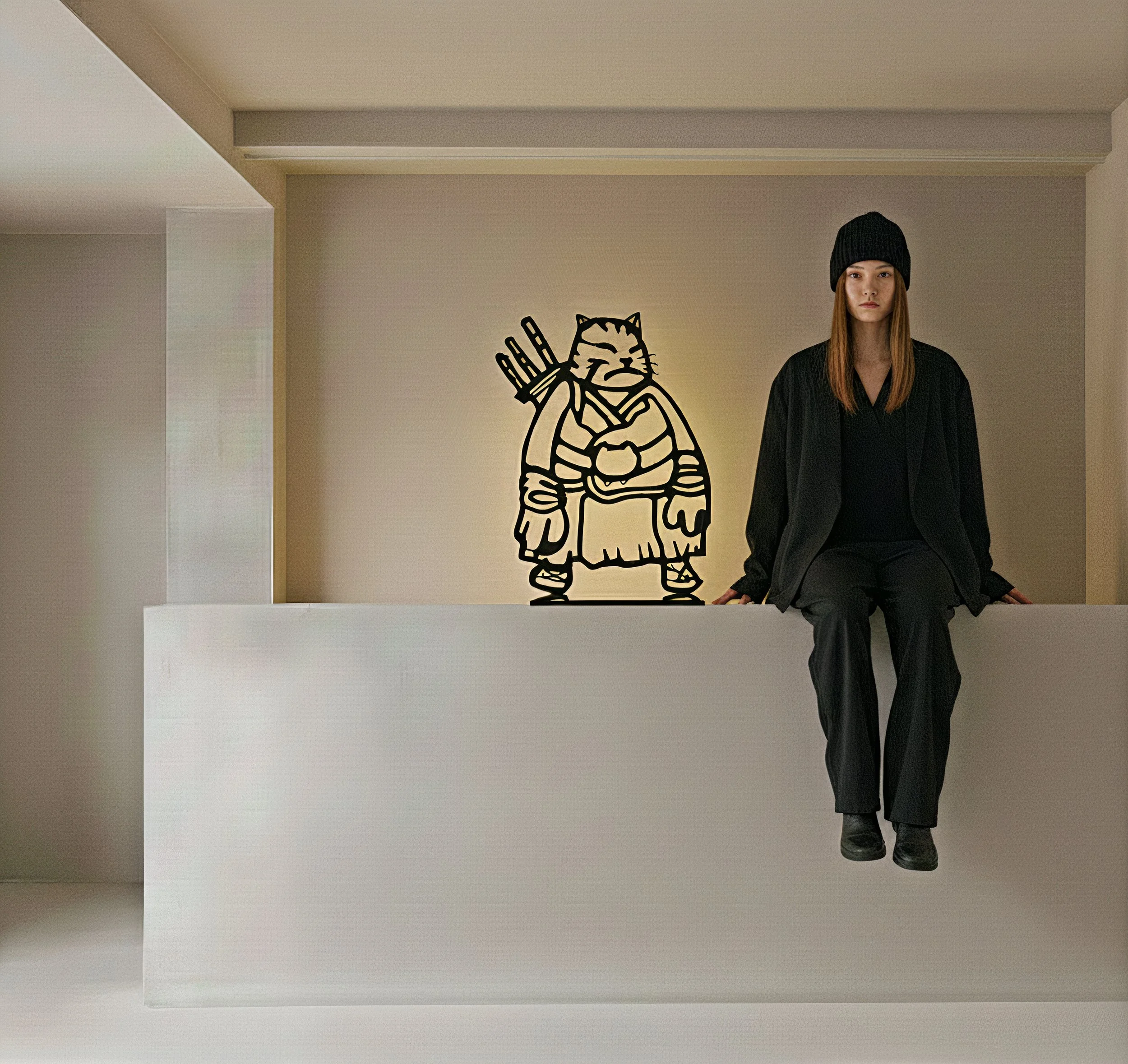 Samuraicat Prowess: Luminous Blade Sketch