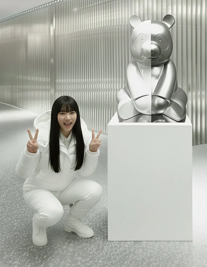 The United Pandasan : Spectral Symmetry Silver & White