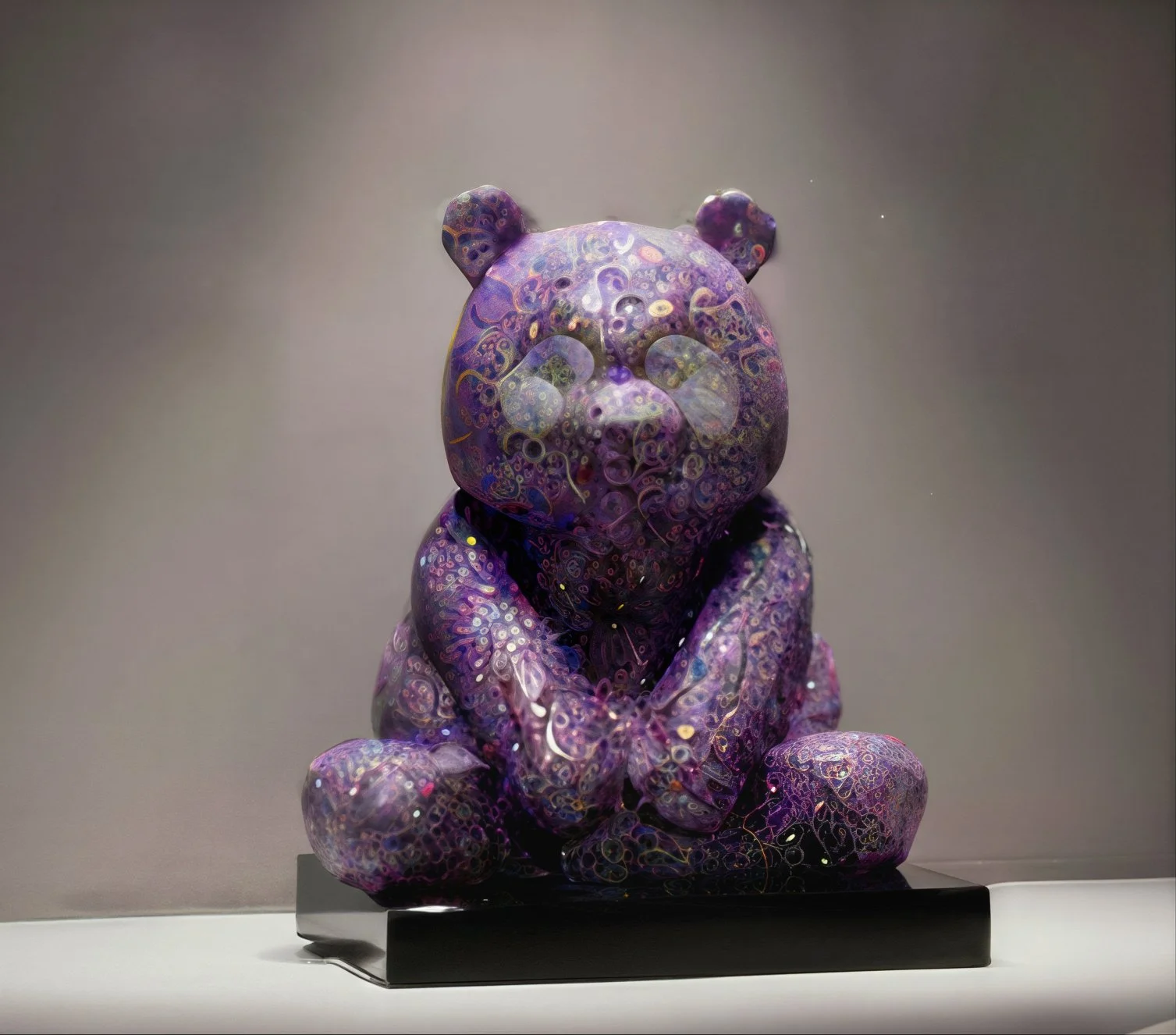 A Pandasan’s Radiance: Rose Quartz Luminescence