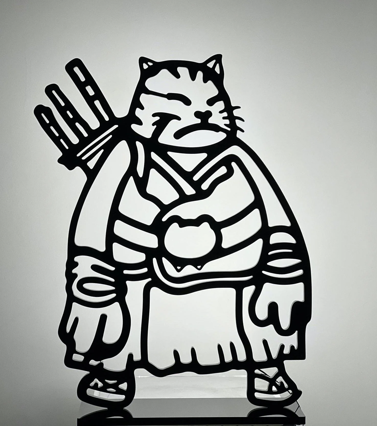 Samuraicat Prowess: Luminous Blade Sketch