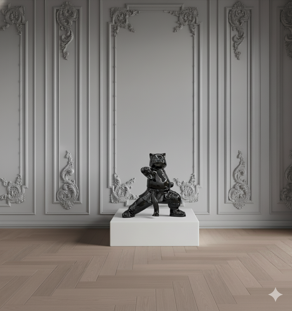 The Elegance of Kungfucat : Black Cat Fu Symphony