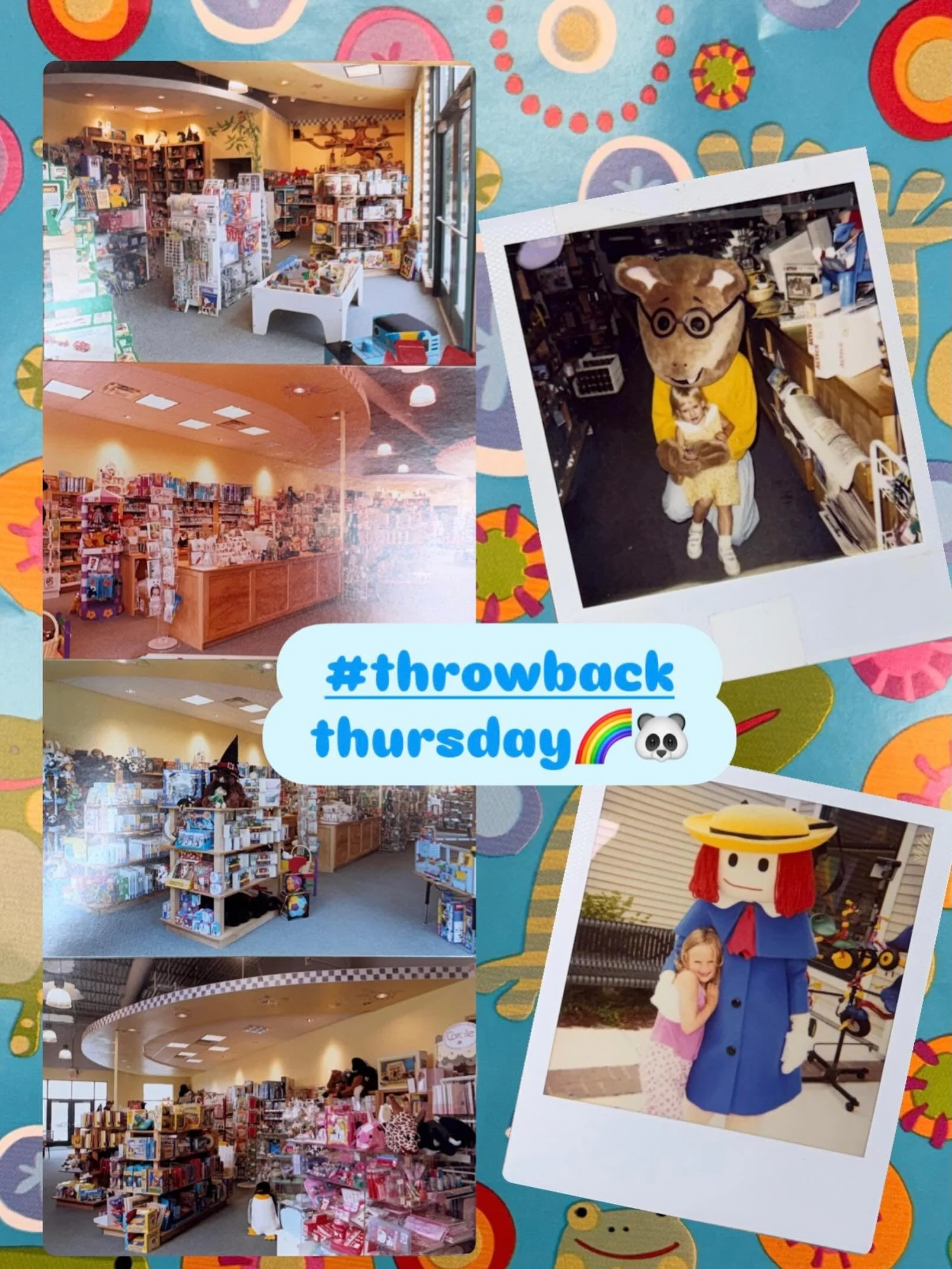 Just a little throwback for you all! How cute is Emma with Madeline?? 
#throwbackthursday #rainbowtoys