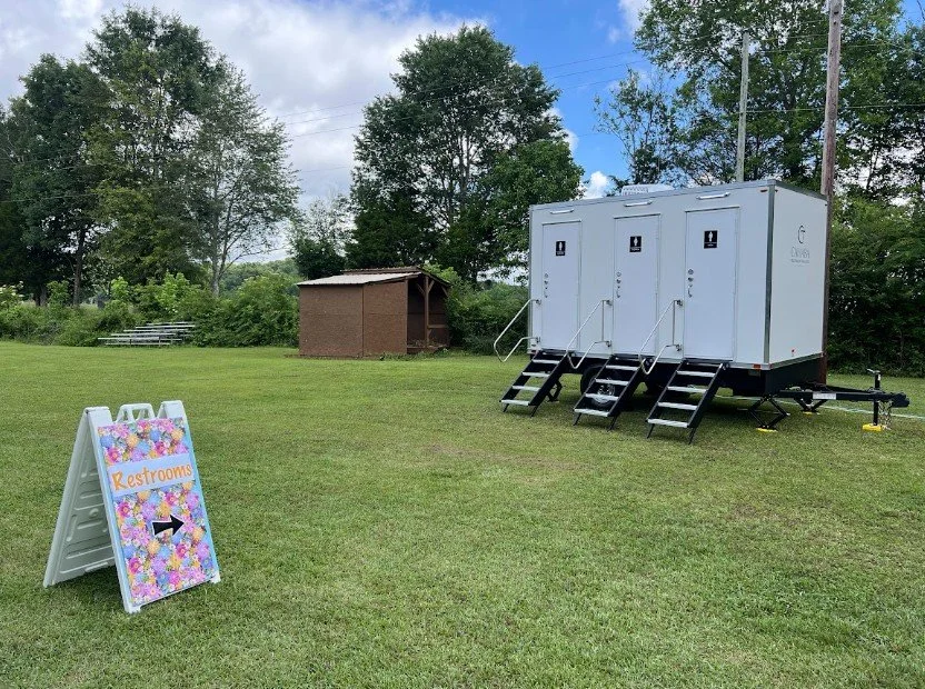 Luxury restroom rentals serving the Birmingham, Mountain Brook, Homewood, Vestavia Hills, Hoover, Trussville, Gardendale, Pelham, Helena, Chelsea, Leeds, Moody, Oxford, Tuscaloosa, Auburn, Huntsville, and Montgomery areas 