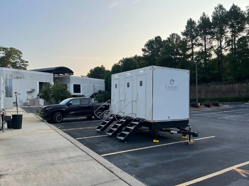Luxury restroom rentals serving the Birmingham, Mountain Brook, Homewood, Vestavia Hills, Hoover, Trussville, Gardendale, Pelham, Helena, Chelsea, Leeds, Moody, Oxford, Tuscaloosa, Auburn, Huntsville, and Montgomery areas 