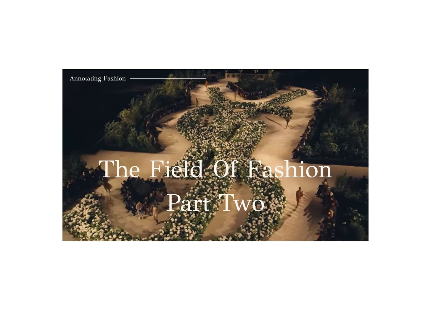 The Field of Fashion - Part Two