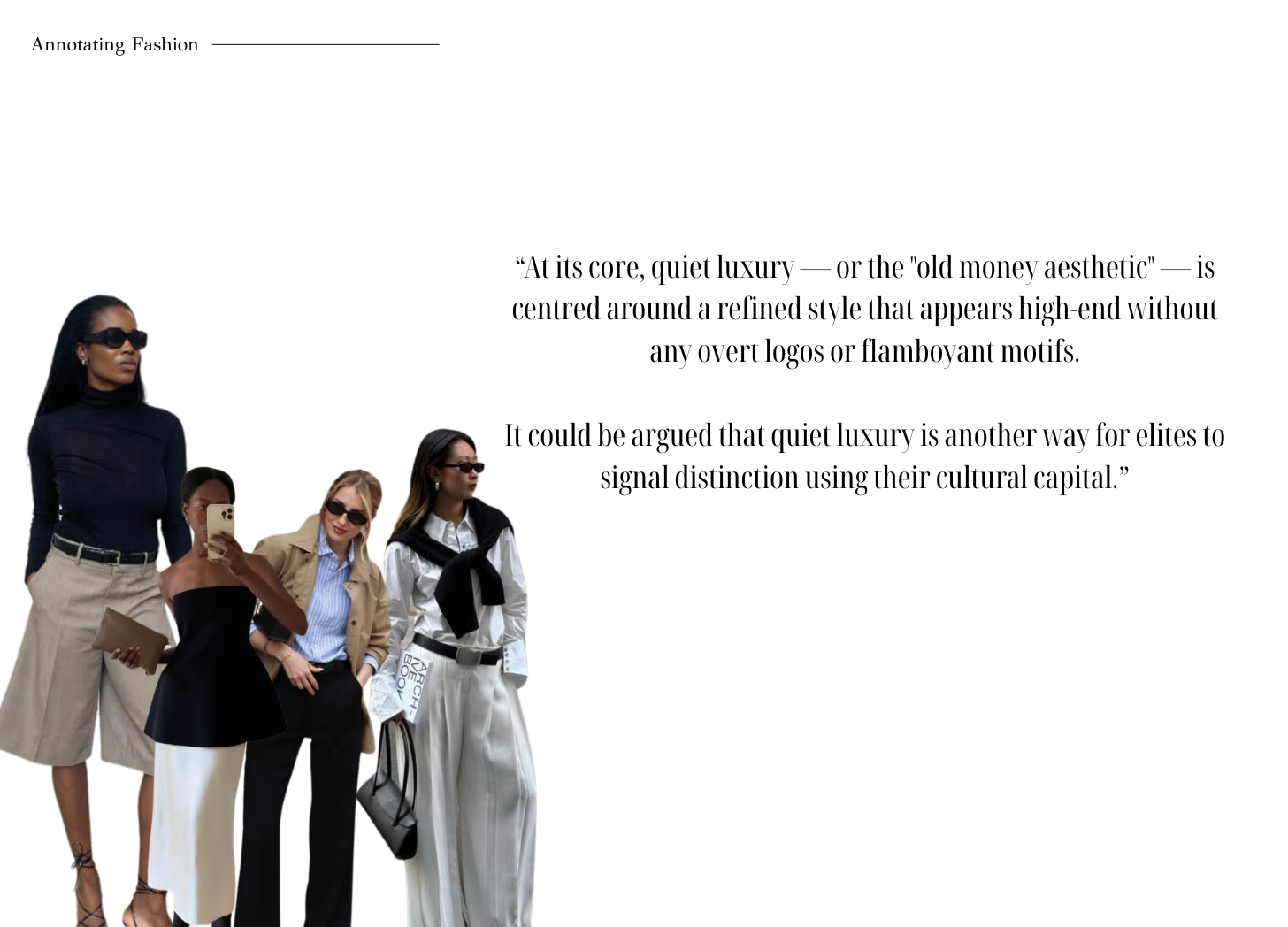 Taste, Distinction, and the Fashion Consumer — Part Two