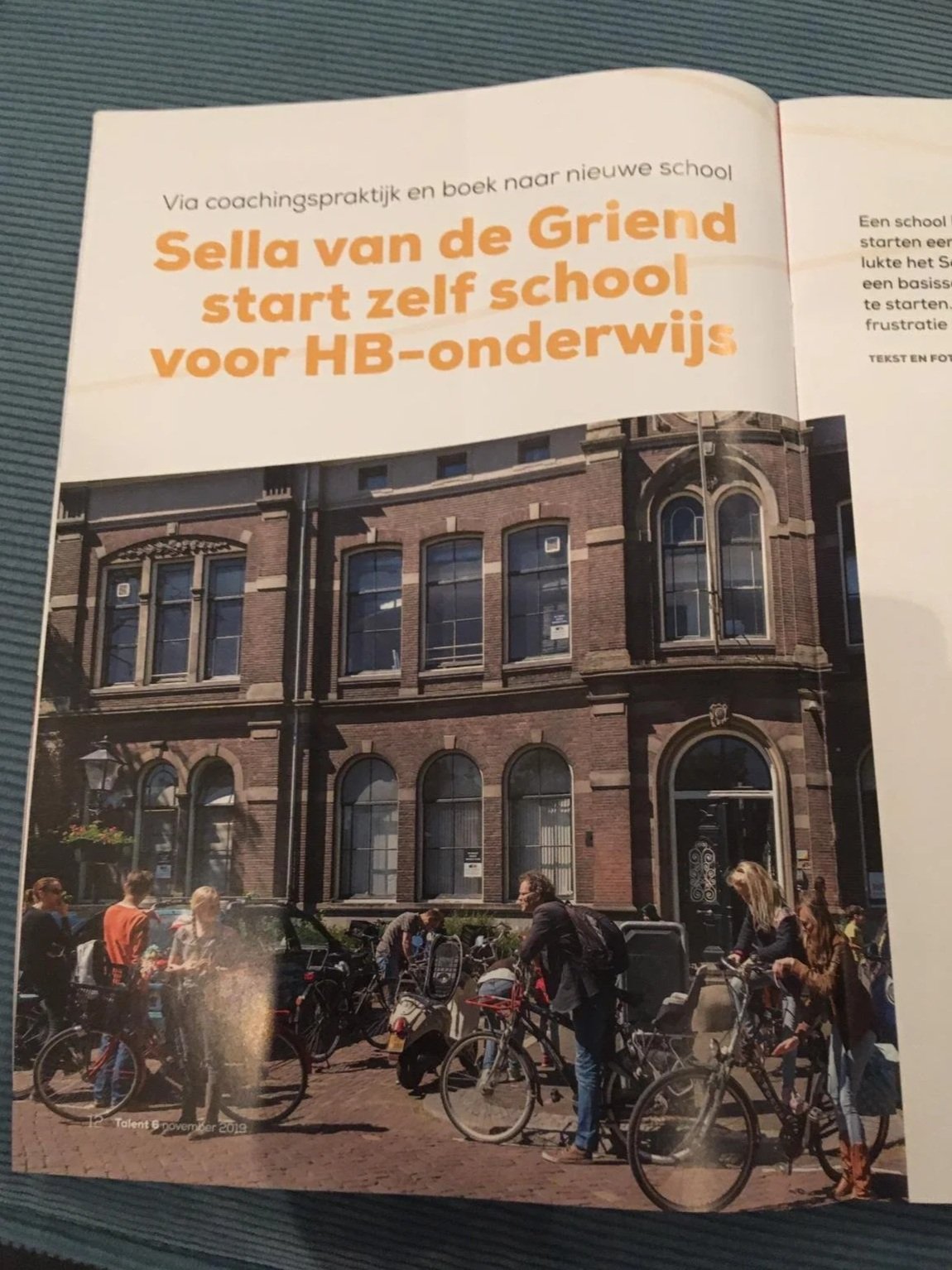 Artikel in tijdschrift 'Het Talent'