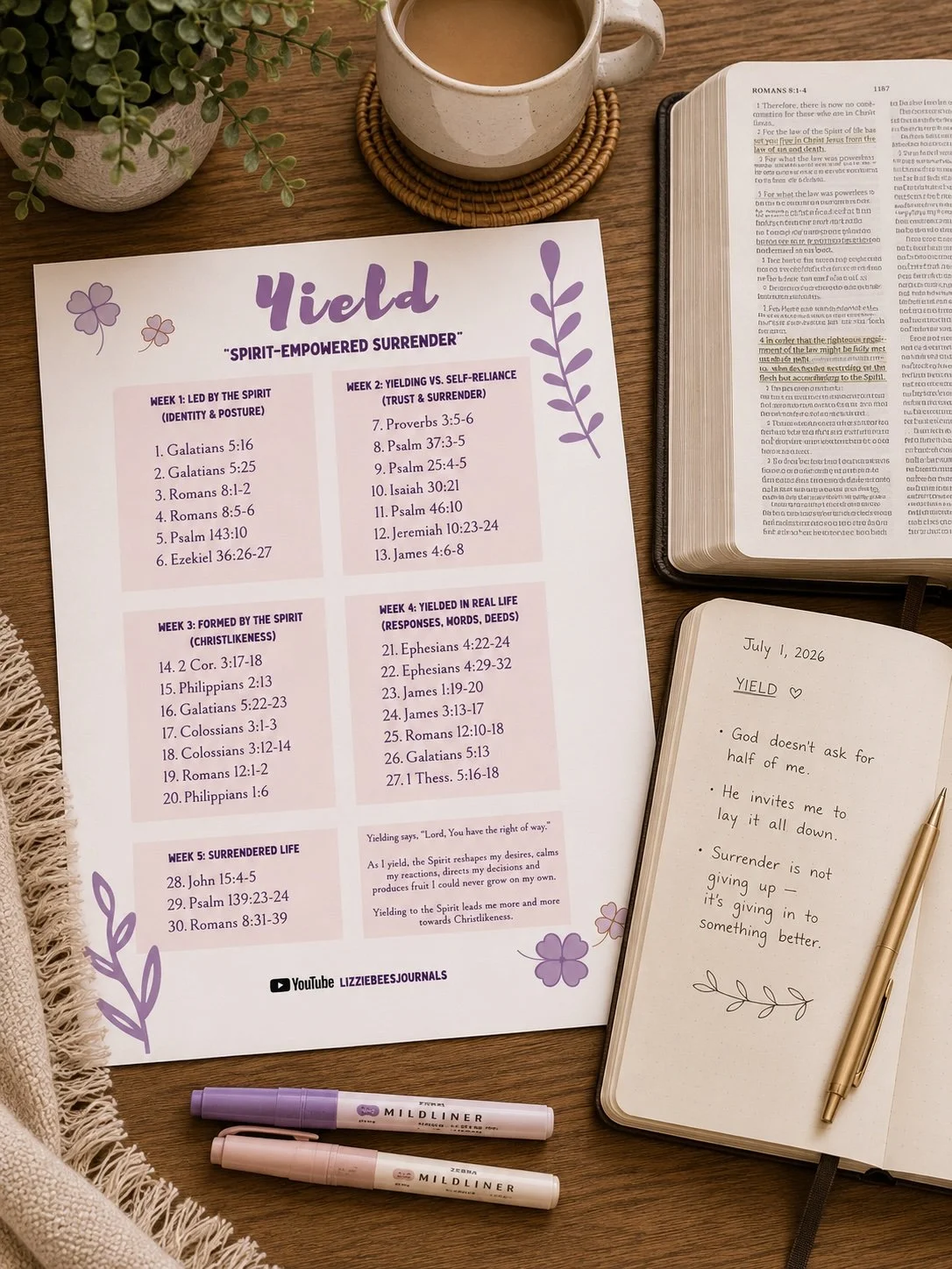 Yield: A 30-Day Scripture Journey