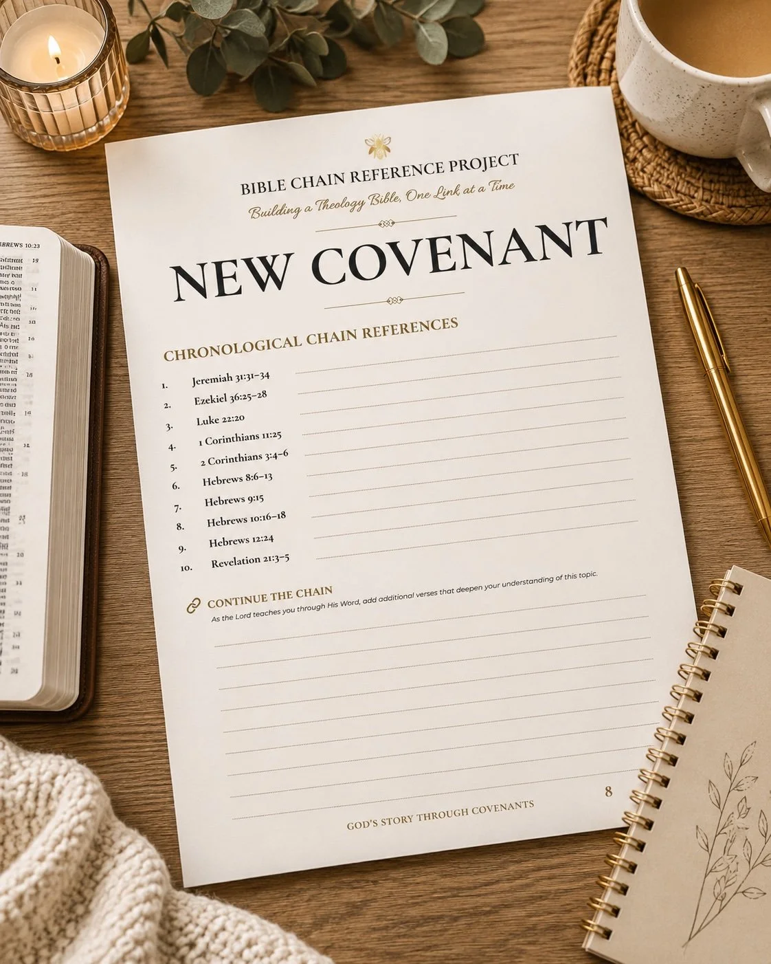 New Covenant Bible Chain Reference (Sample)