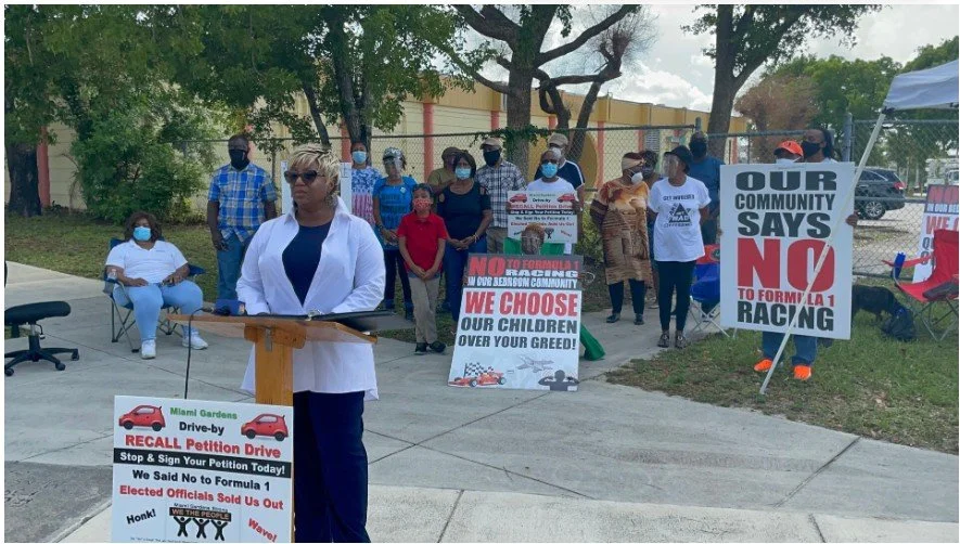 Miami Gardens recall effort launches over Formula 1