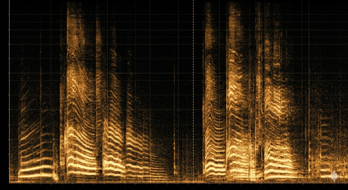 Graph with horizontal lines and heatmap pattern in warm tones.