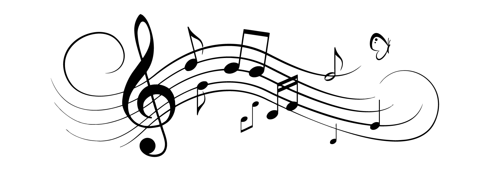 an illustration of music notes