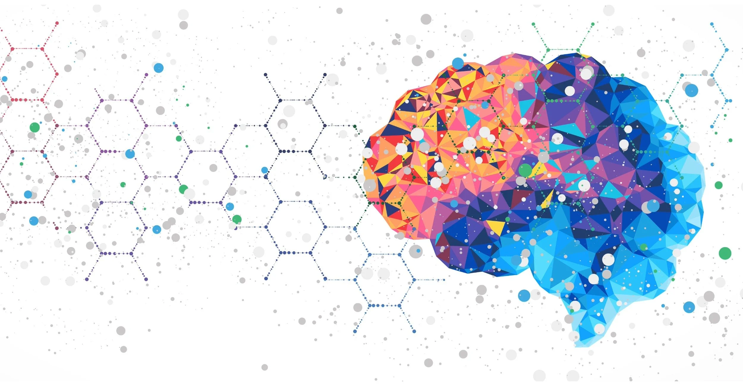 Brainspotting therapy illustration of human brain