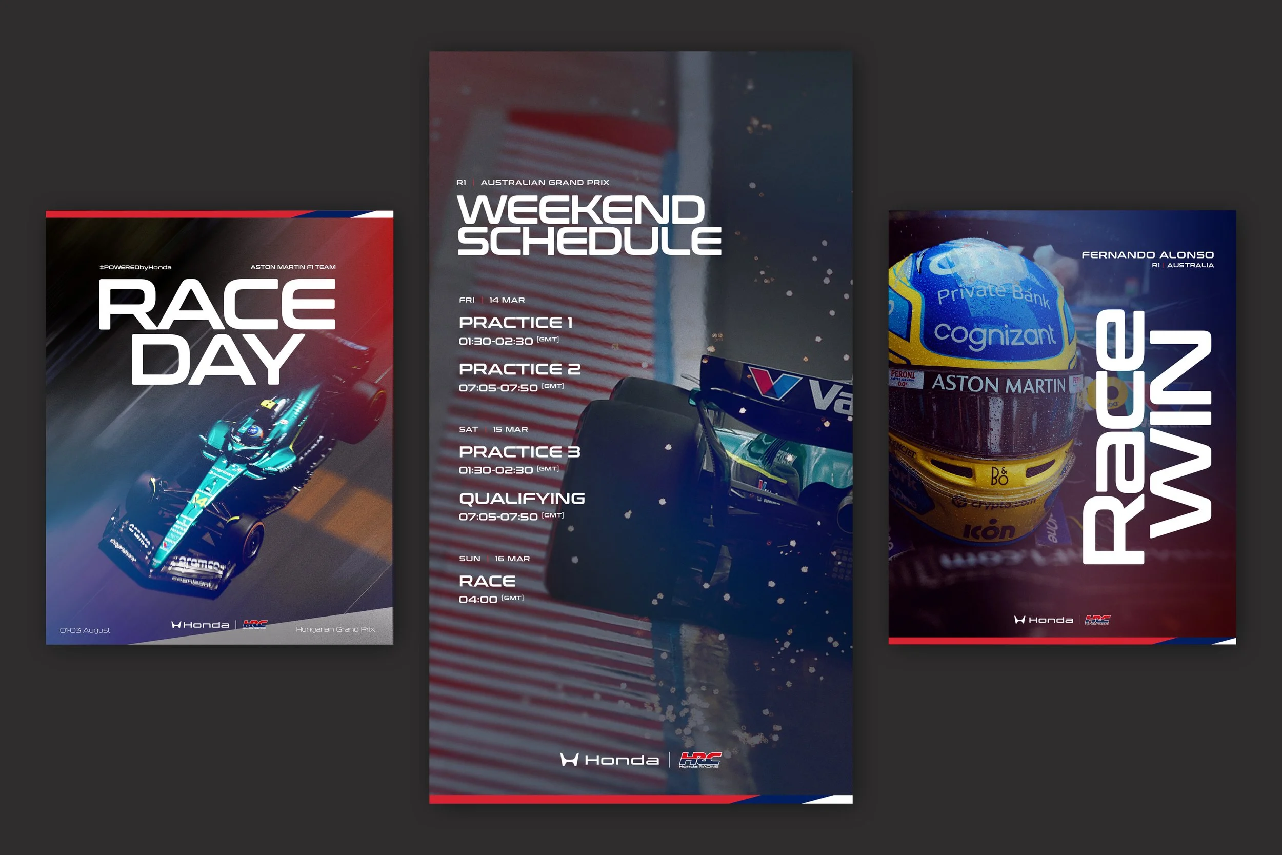 Honda F1 Season Templates