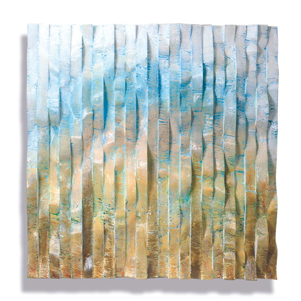 "Northern Shore"
Sculpted Polystyrene, Fiberglass Resin Coating and Acrylic Paint 
46"w x 48"h (116.84cm x 121.92cm) 25lbs (11.3398kilo)