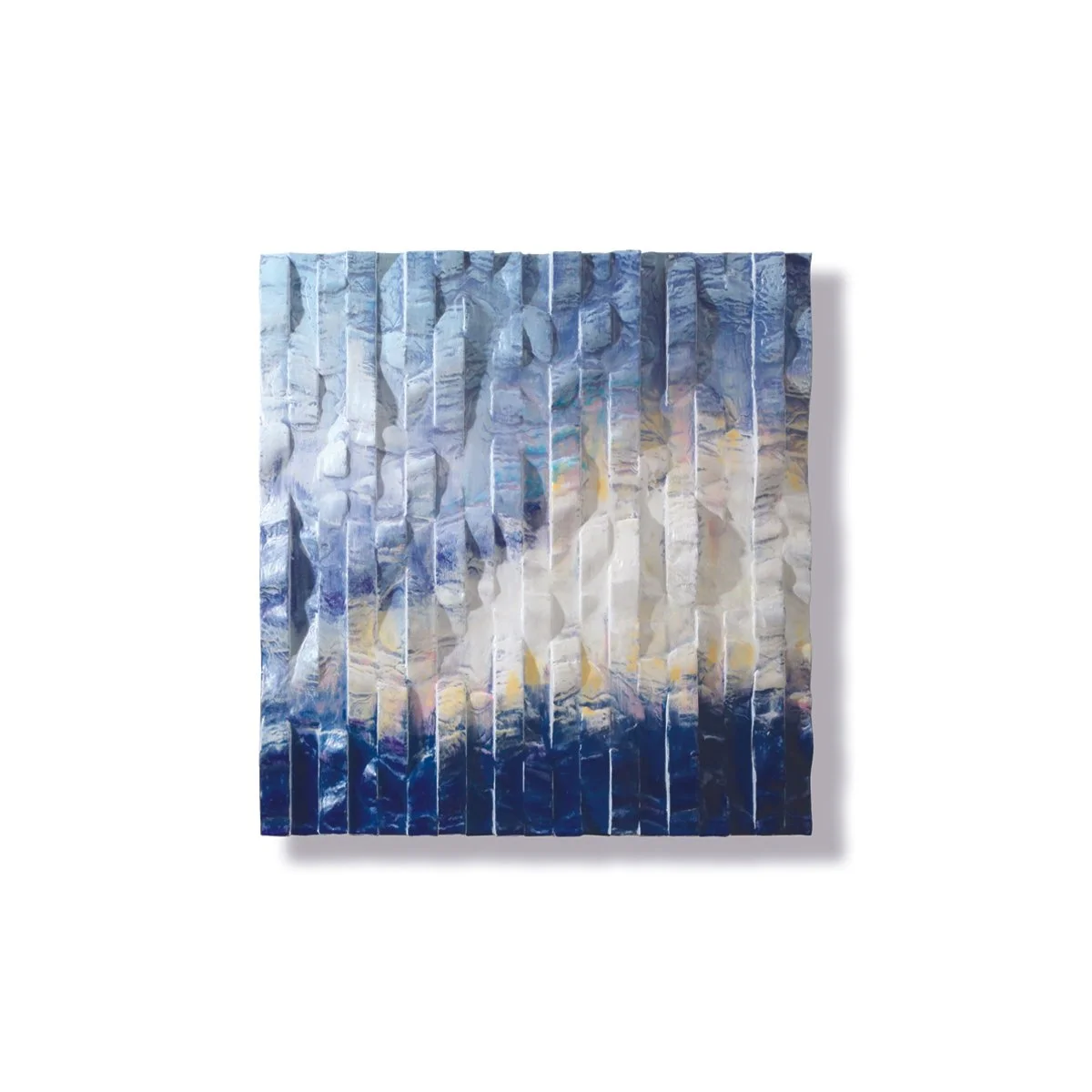 “Breath of Violet” 
2026, Sculpted Polystyrene, Fiberglass Resin Coating and Acrylic Paint 28.75”w x 30”h x 3.5”d (73.025cm x 76.2cm x 8.89cm) 10.5lbs (4.76272kg)